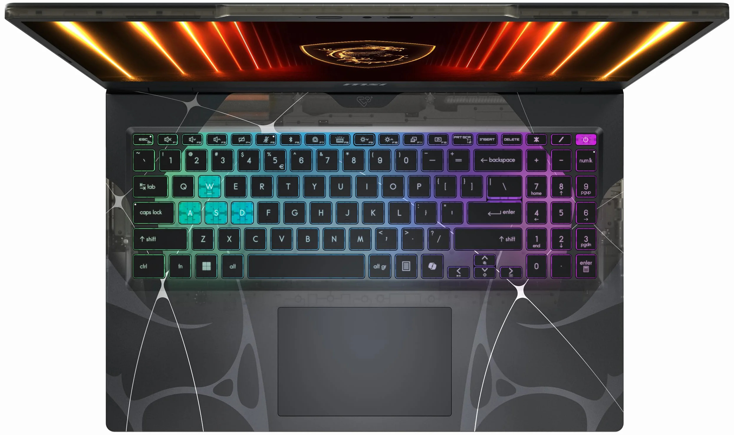 MSI Cyborg 15, laptop da gaming, 15,6 pollici Full HD 144 Hz, Intel Core i7 1240H, NVIDIA GeForce RTX 5060, 16 GB DDR5, 1 TB SSD, Windows 11 Home, tastiera QWERTZ, nero, B2RWFKG-068