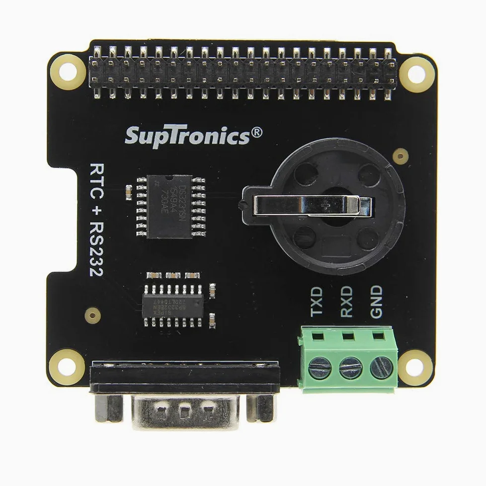 BliliDIY Scheda Di Espansione X230 Rs232 Seria Port \U0026 Real-Time Clock (Rtc) Per Raspberry Pi