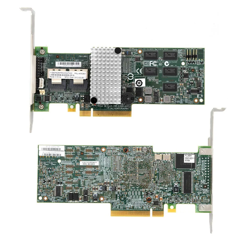 per LSI 9260-8i M5015 46M0851 Scheda array SATA/SAS PCIe x8 6Gbps 【S】, M5015 Megaraid 9260-8i Controller SATA/SAS RAID 6G PCIe x8 per LSI 46M0851