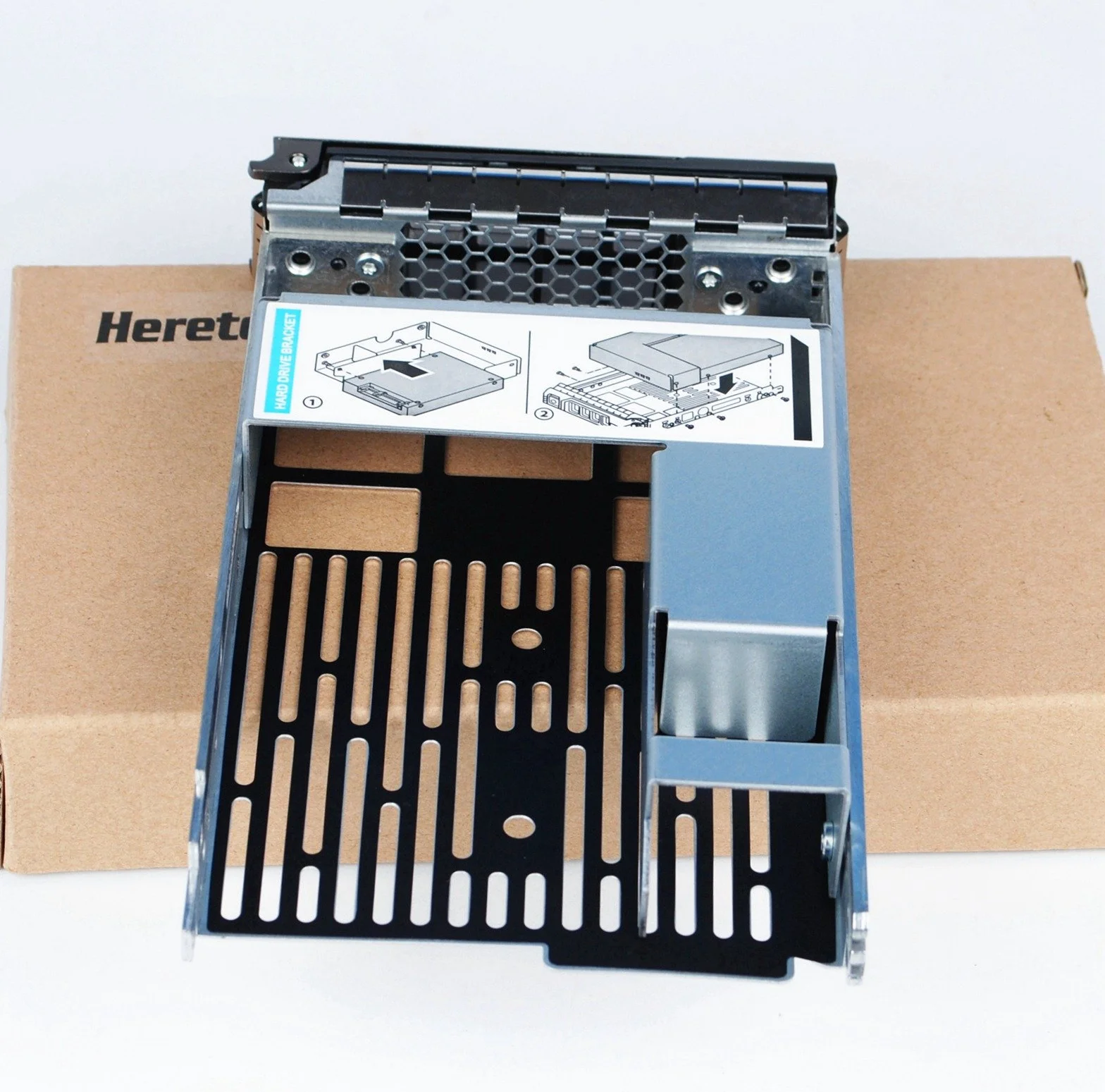 Hybrid Hard Drive 6,3 cm 2.5" 9W8C4 Vassoio Adattatore a 8,9 cm 3.5" Tray Caddy for Dell R730xd R720xd T610 T630 R320 R420 R530 R720 T320 T420 T620 T430 MD1200 MD3200