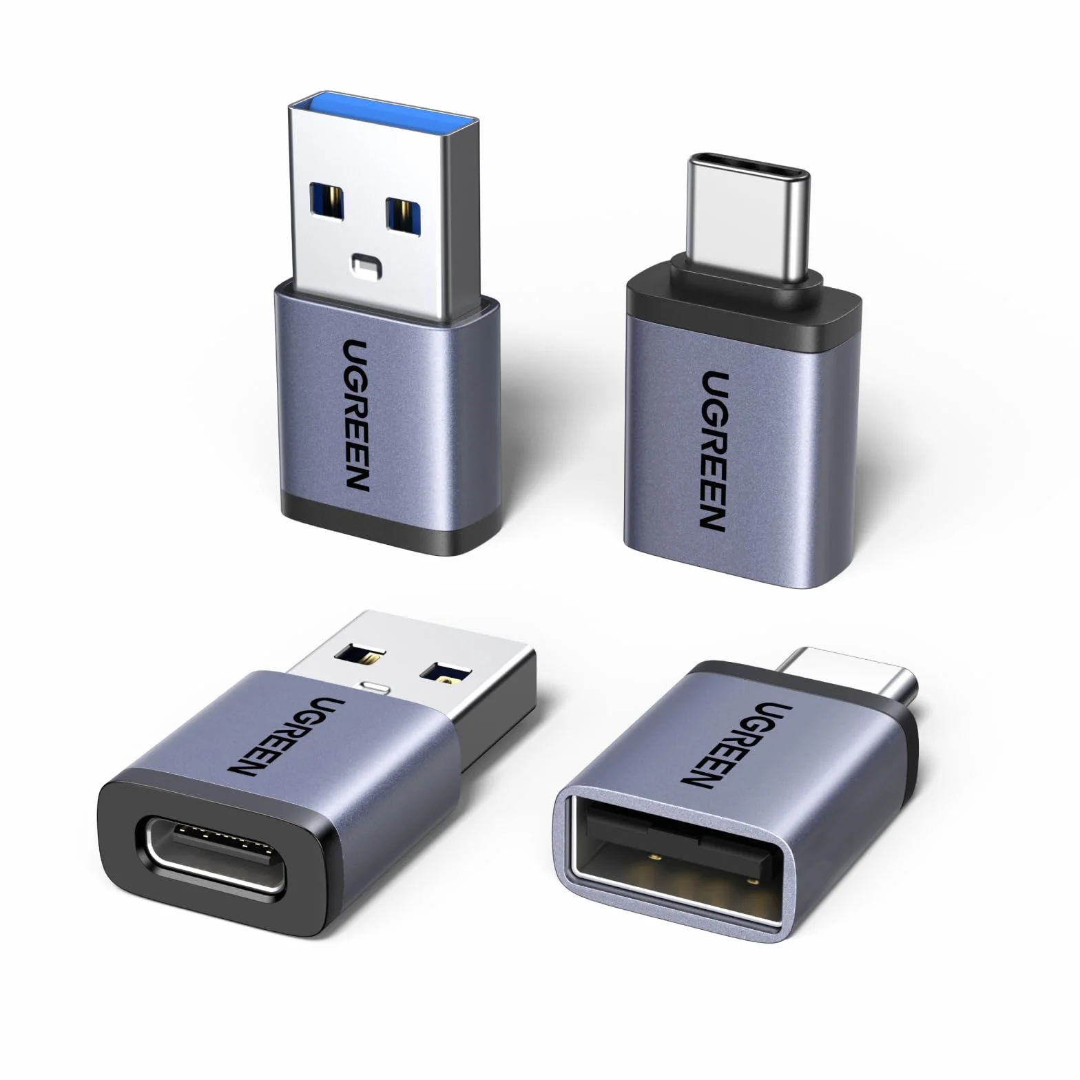 UGREEN Adattatore USB C a USB A OTG 10Gbps 4 Pezzi