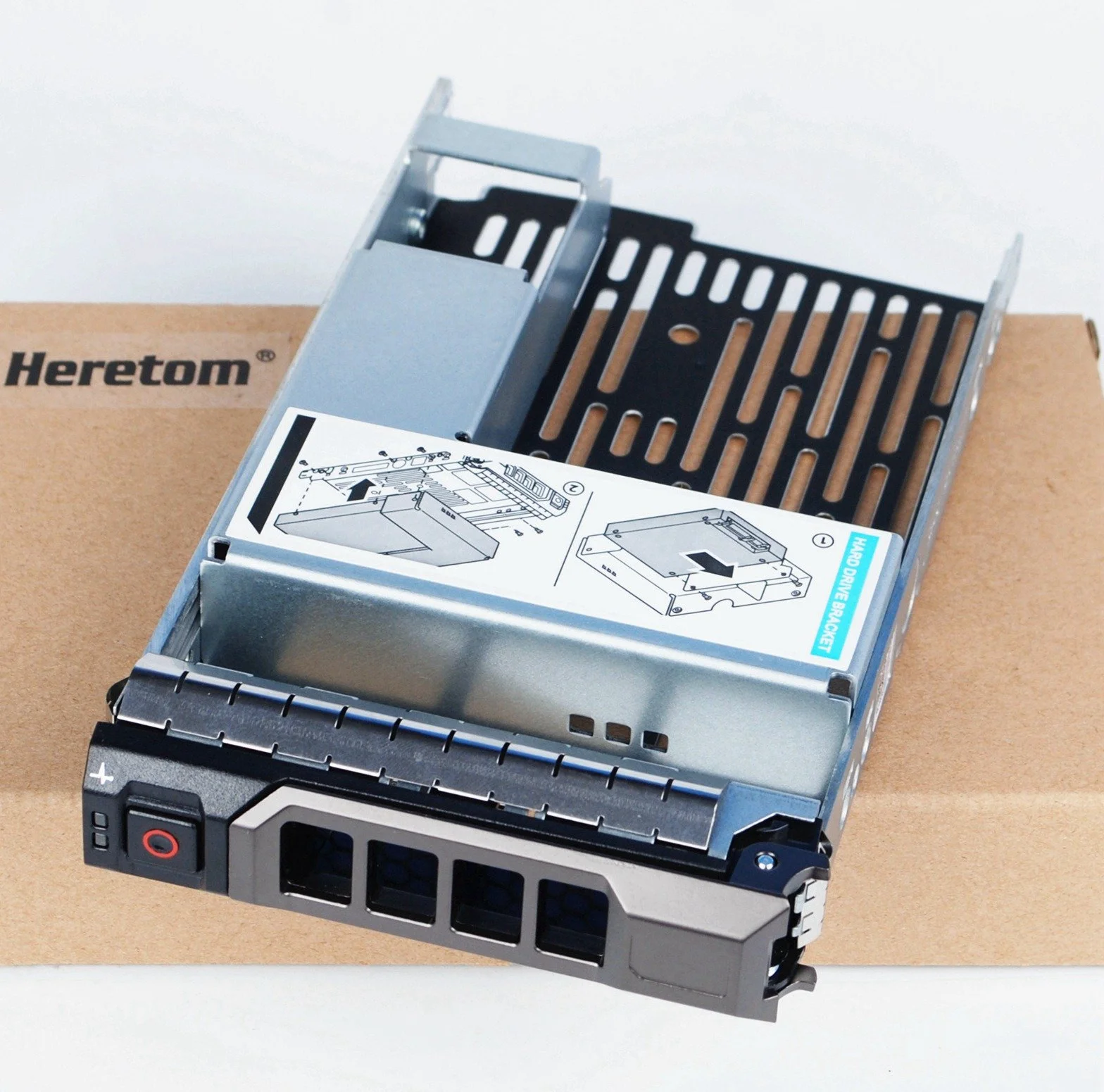 Hybrid Hard Drive 6,3 cm 2.5" 9W8C4 Vassoio Adattatore a 8,9 cm 3.5" Tray Caddy for Dell R730xd R720xd T610 T630 R320 R420 R530 R720 T320 T420 T620 T430 MD1200 MD3200