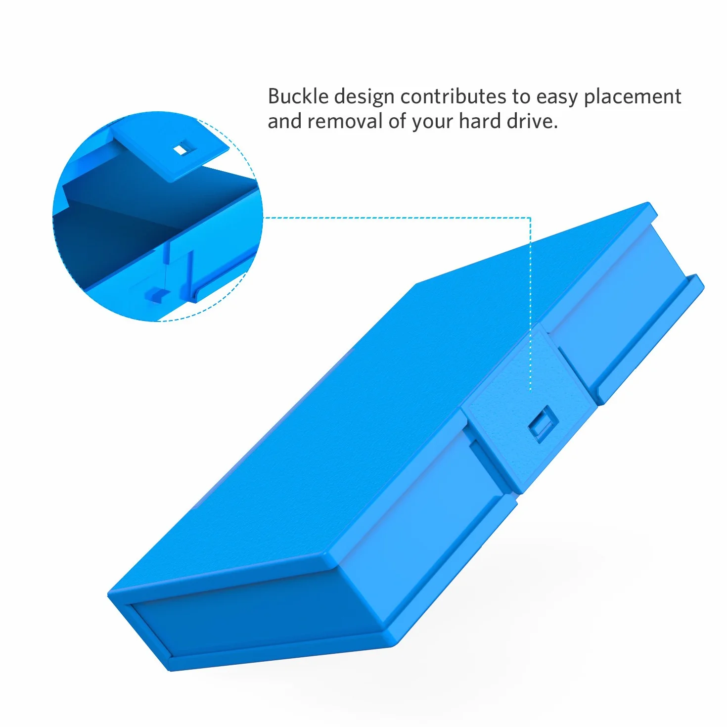 Inateck Scatola custodia protettiva per Hard Drive Dischi Rigidi da 3.5 pollici Anti Urto, Anti Statica, Anti Polvere, Scatola per HDD da 3.5”, Pacco da 6, Arancione/Blu/Grigio (HPFx6)