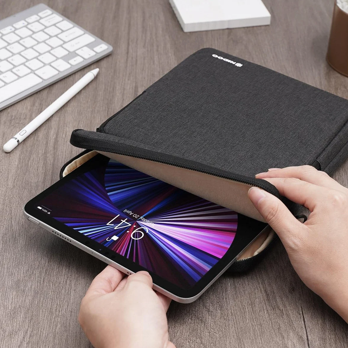 NIDOO 10 Pollici Tablet Borsa a Tracolla Messenger Porta PC Portatile Custodia Trasporto per 11" iPad Pro/ 11" 10.9" 10.5" iPad Air/ 10.9" iPad 10/ Surface Go 3 2/10.6" Tab M10 Plus/Galaxy Tab S8 A8