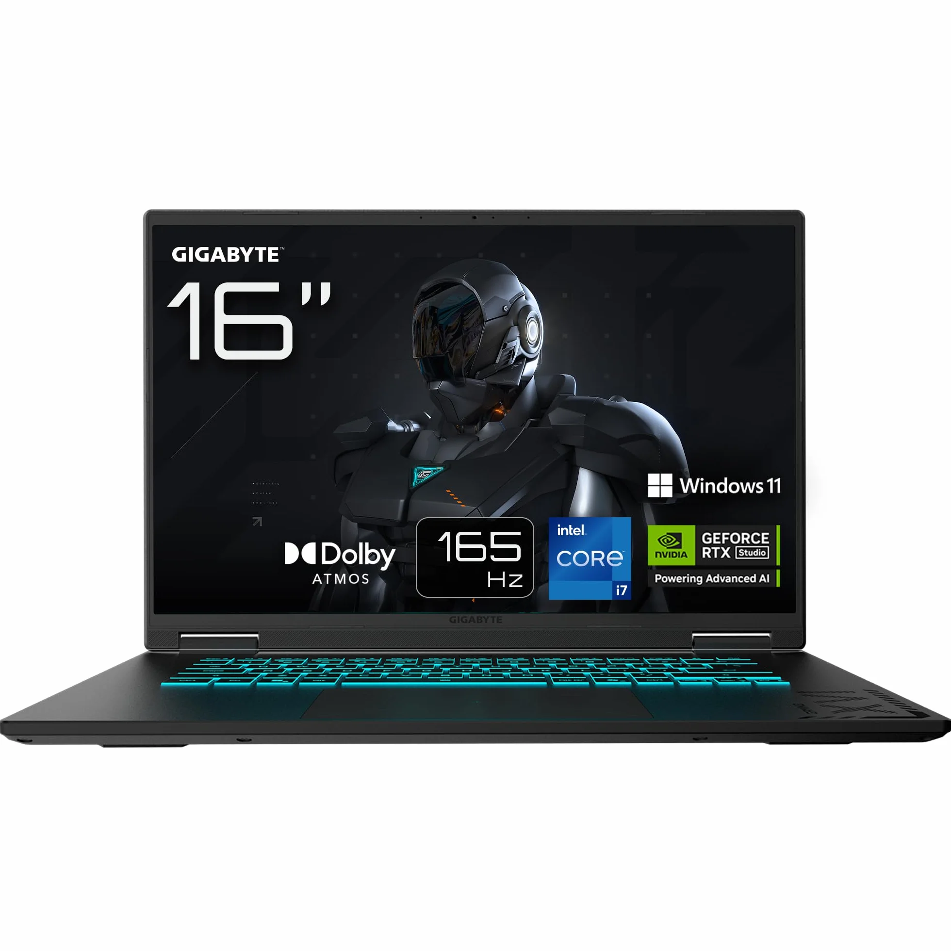 GIGABYTE Gaming A16 Laptop - 165Hz WUXGA, Intel Core i7-13620H, RTX 5050, 16GB DDR5 5200MHz, SSD Gen4 1TB, Windows 11 Home, Garanzia 2 anni, Dolby Atmos, Gaming A16 CTHI3FR894SH