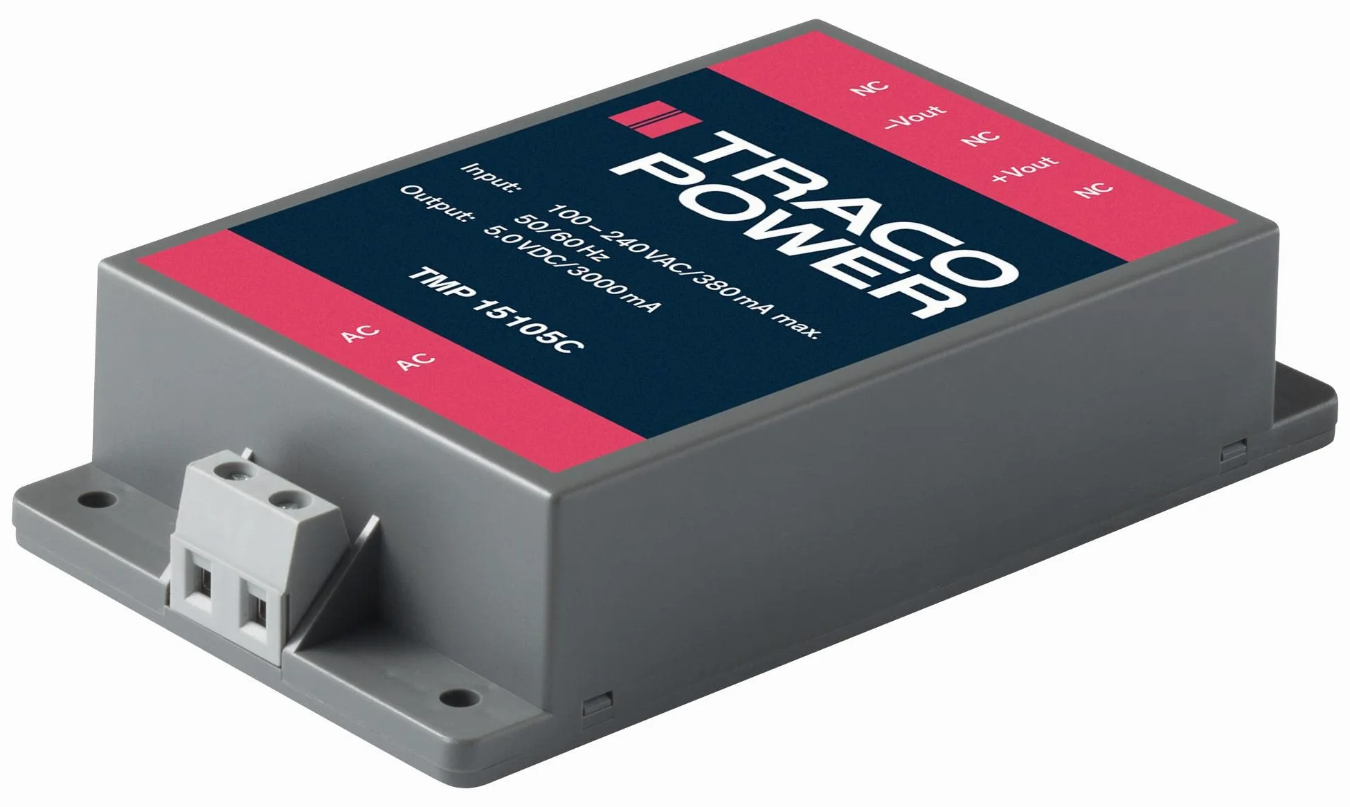 CONVERTITORE, AC/DC, 24V, 0.6A/15W, MODULO, Alimentatori chiusi AC/DC, Qtà.1 | TMP 15124C