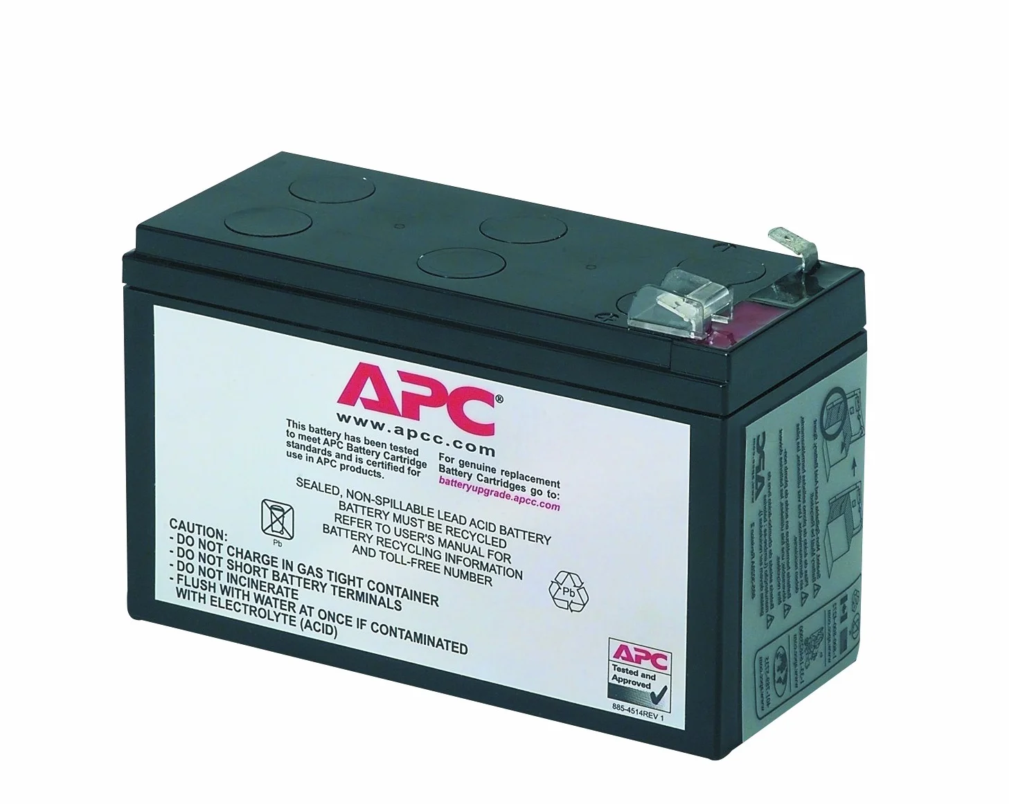 APC APCRBC106 - Pacco batterie sostitutive per APC UPS BE400-IT