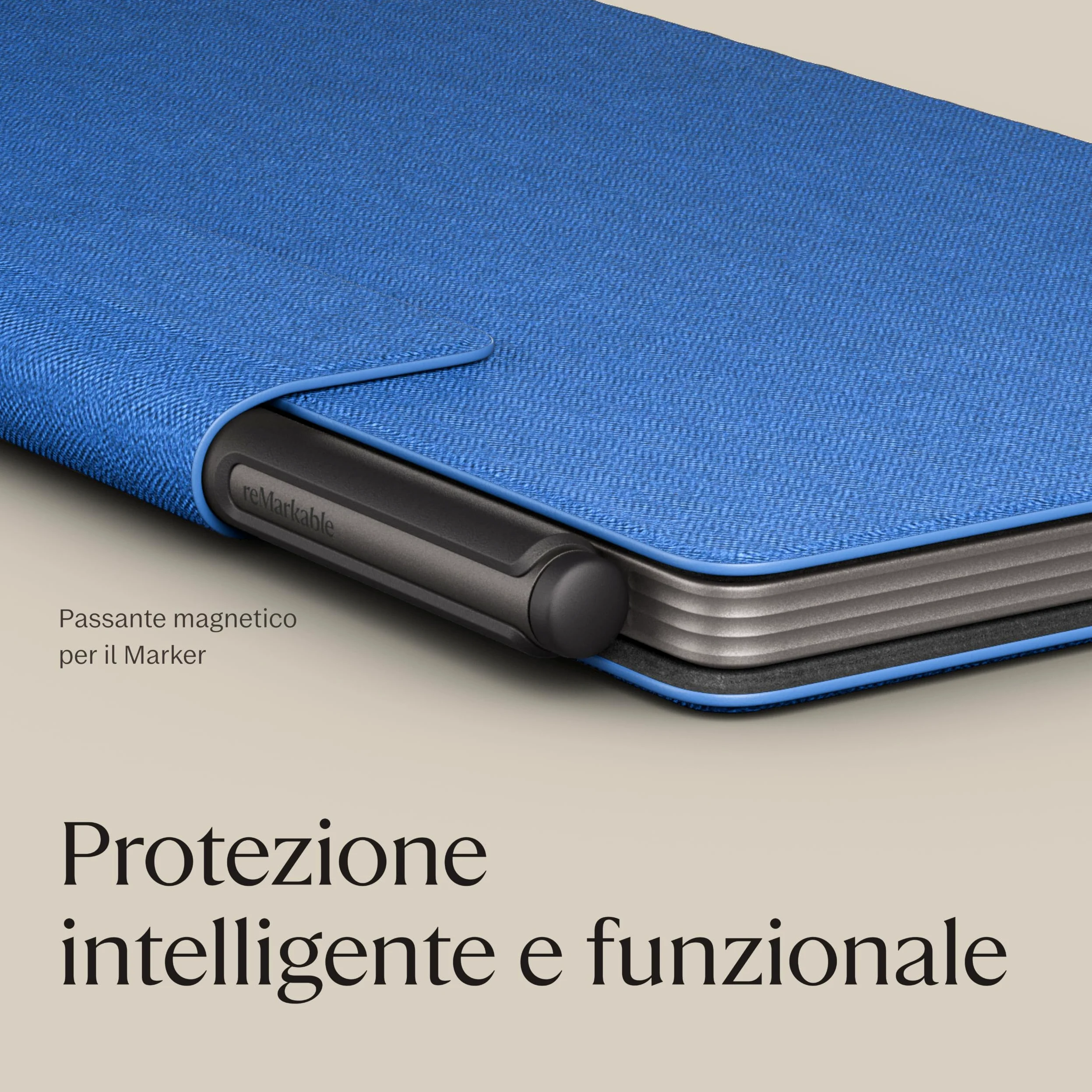 reMarkable Book Folio | Custodia polimero per Paper Pro Move | Cobalt