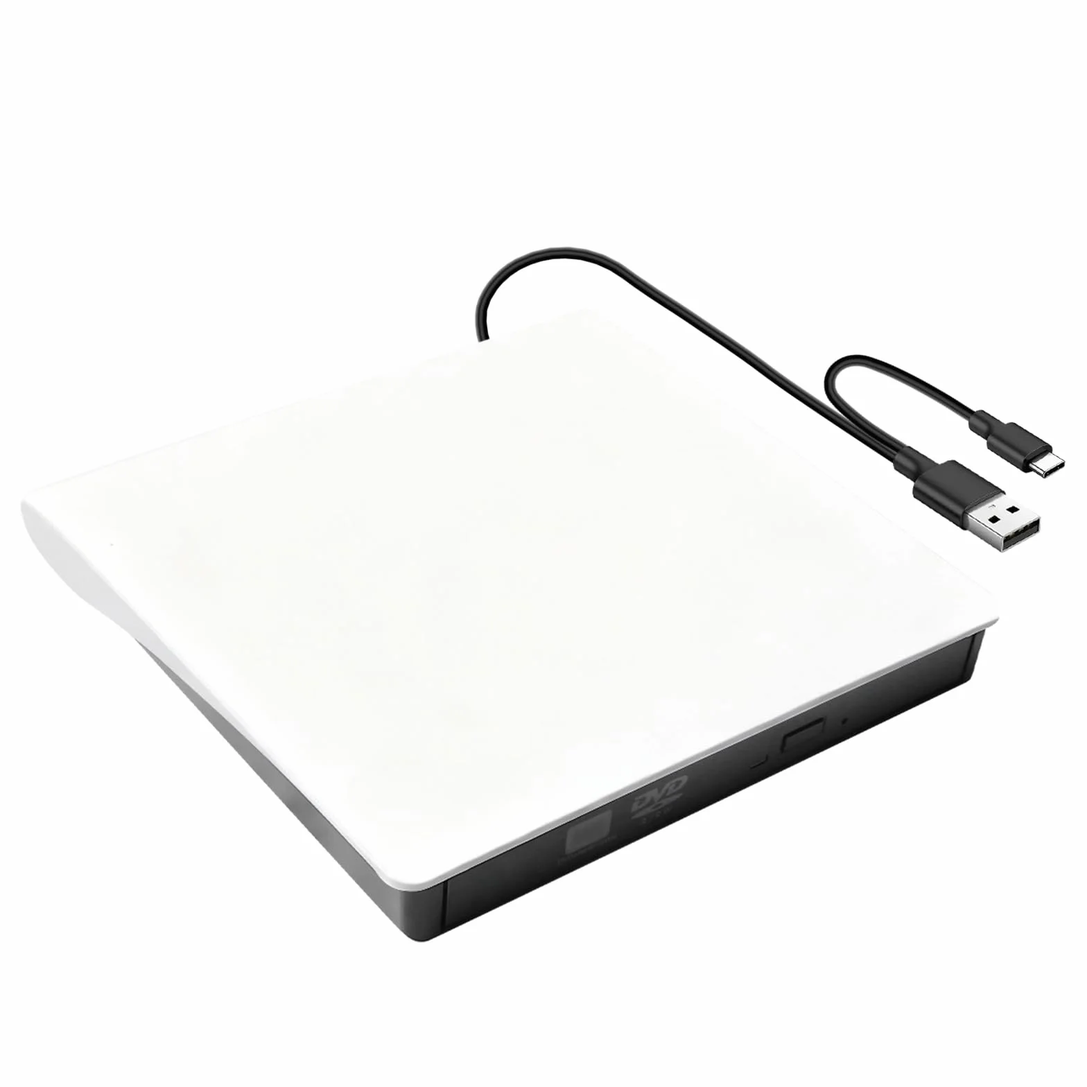 Unità DVD esterna CD USB 3.0 & Type-C, masterizzatore CD esterno DVD +/-RW ROM drive per computer portatile PC desktop CD-DVD Burner Reader unità esterne per Windows XP/Vista/7/8/10/11 Linux Mac OS