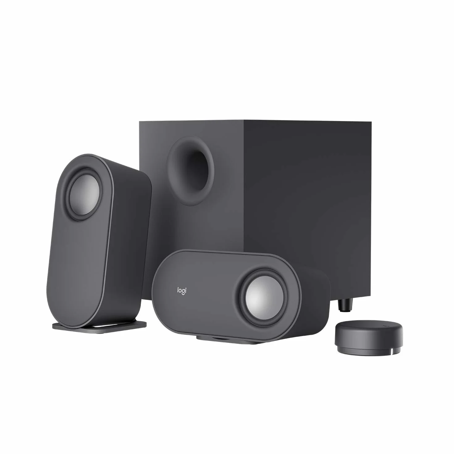 Logitech Z407 Altoparlanti Bluetooth per computer con subwoofer e controllo wireless, audio avvolgente, audio premium con ingressi multipli, altoparlanti USB - Nero