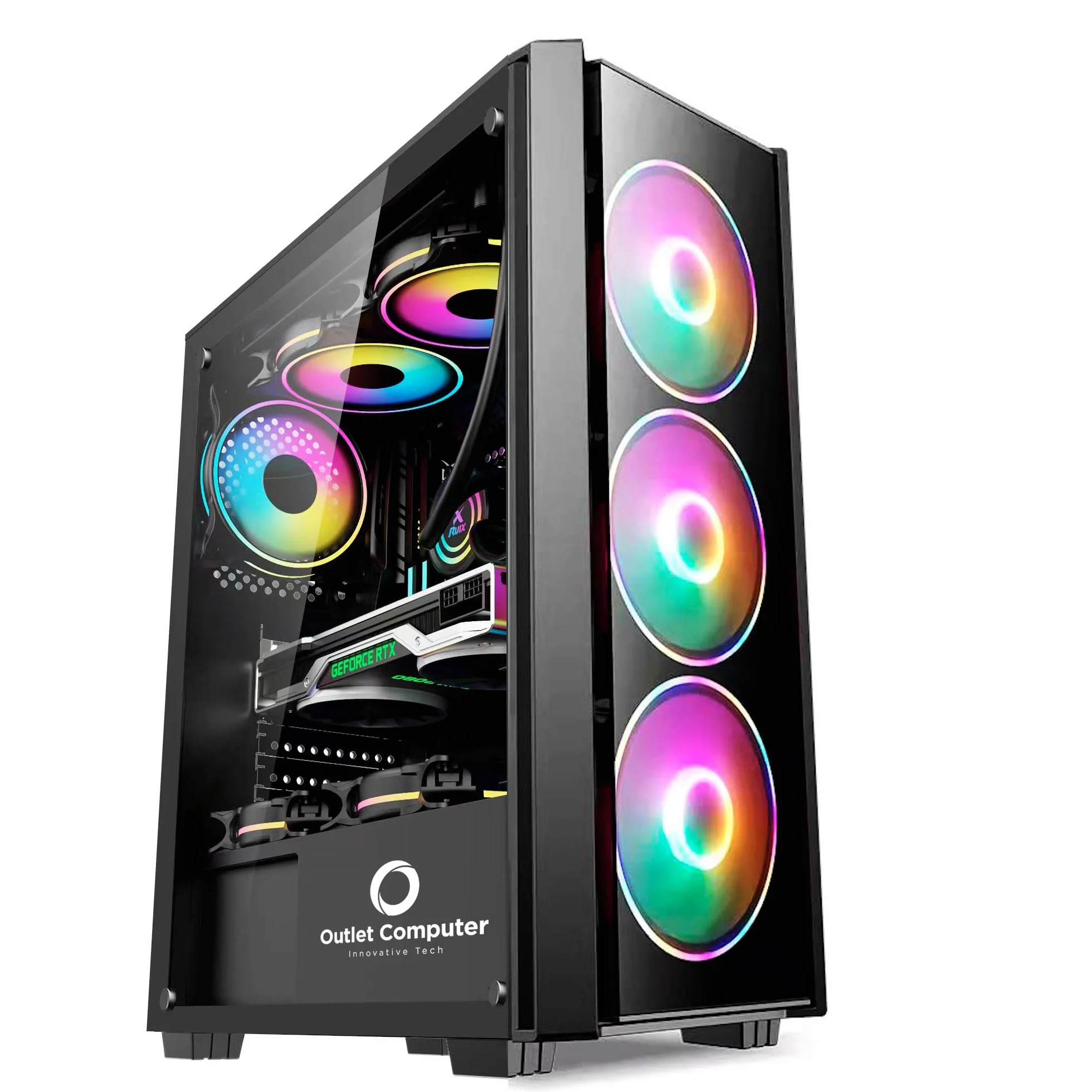 PC Gaming Fisso Desktop i5 GeForce 4GB GDDR5 Windows 11 PRO WiFi USB HDMI VGA Wireless RAM 16GB SSD 240GB