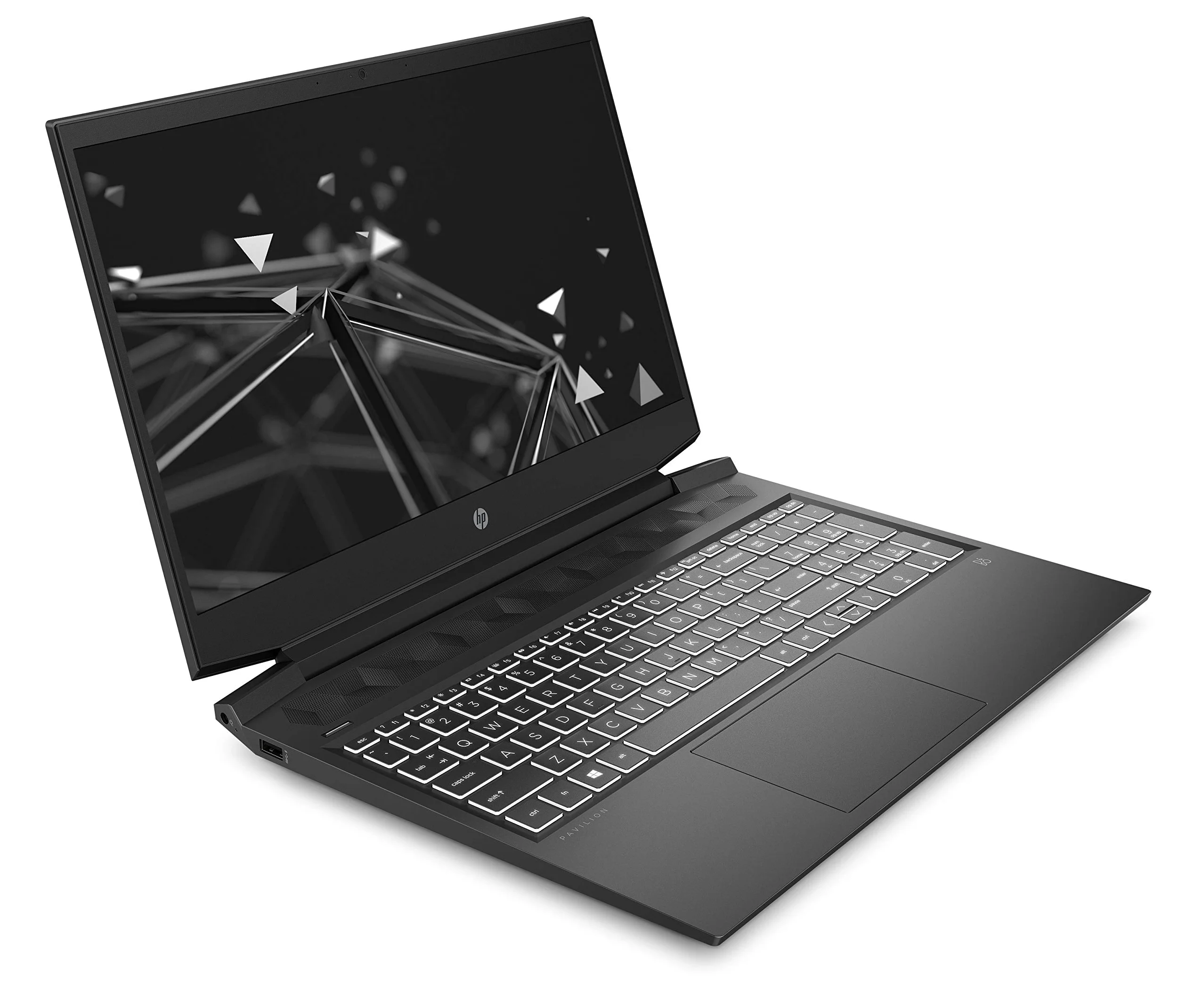 HP - Gaming Pavilion 16-a0002sl Notebook, Intel Core i5-10300H, RAM 16 GB, SSD 256 GB, NVIDIA GeForce GTX 1650Ti 4 GB, FreeDos, Schermo 16.1” FHD IPS, Audio B&O, Webcam, USB-C, USB, HDMI, RJ-45, Nero