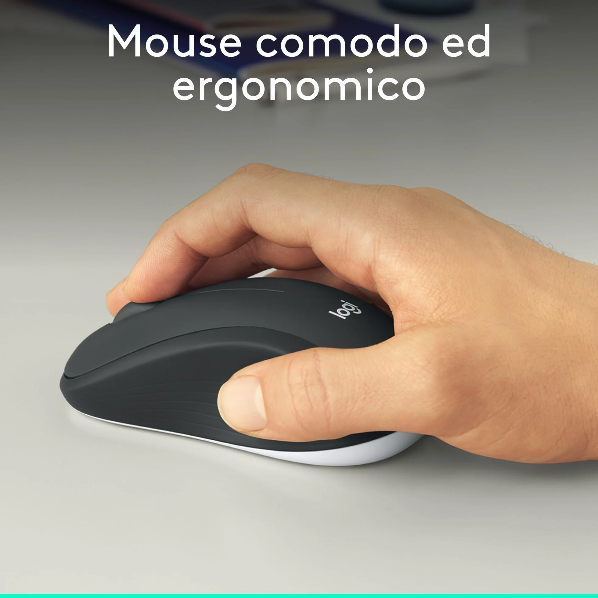 Logitech MK540 Advanced Combo Tastiera e Mouse Wireless per Windows, Ricevitore USB Unifying 2,4 GHz, Tasti di Scelta Rapida Multimediali, Durata Batteria di 3 Anni, PC, Laptop, Italiano QWERTY - Nero