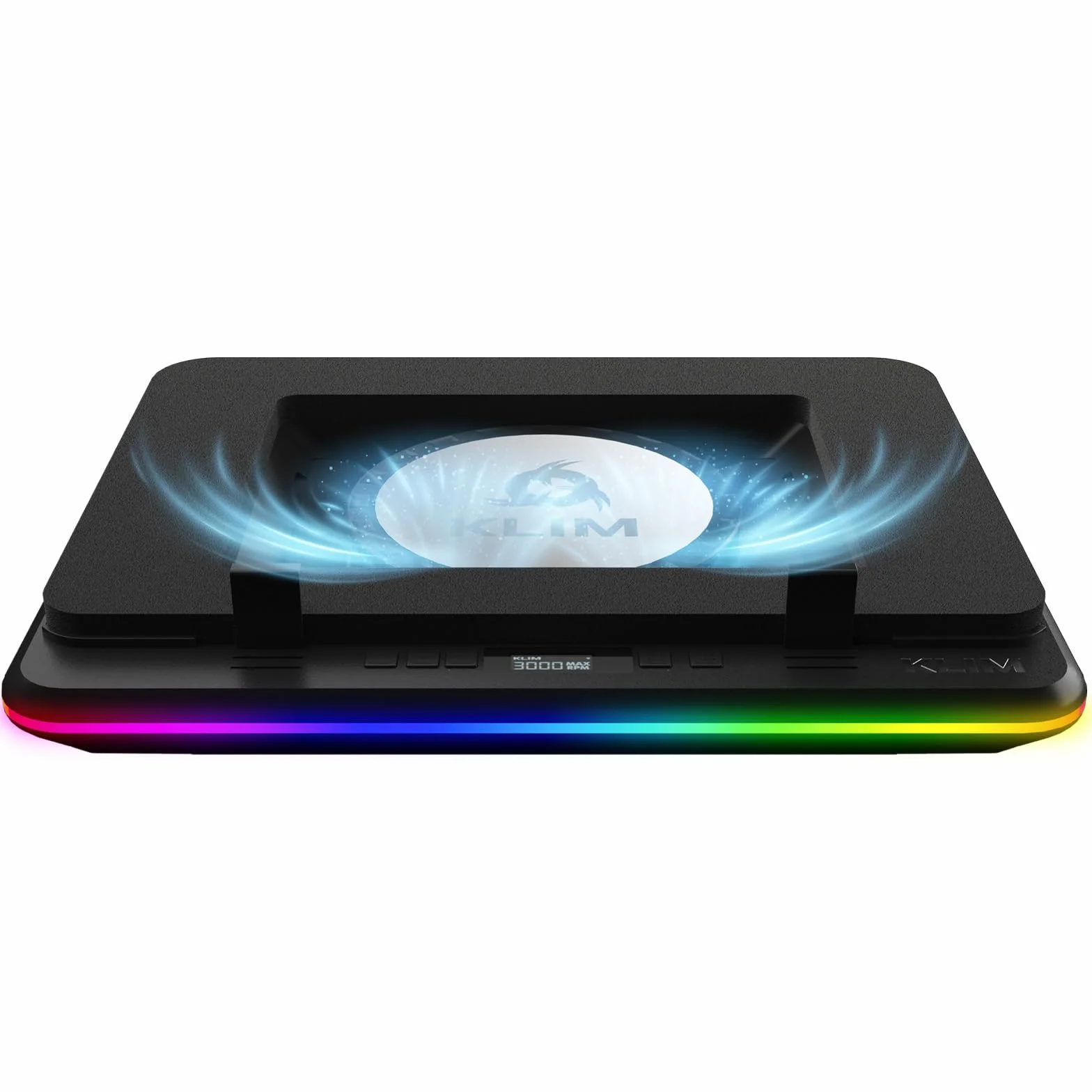 KLIM Turbofrost MAX Base di Raffreddamento per PC Portatile RGB 15.6-17 Pollici