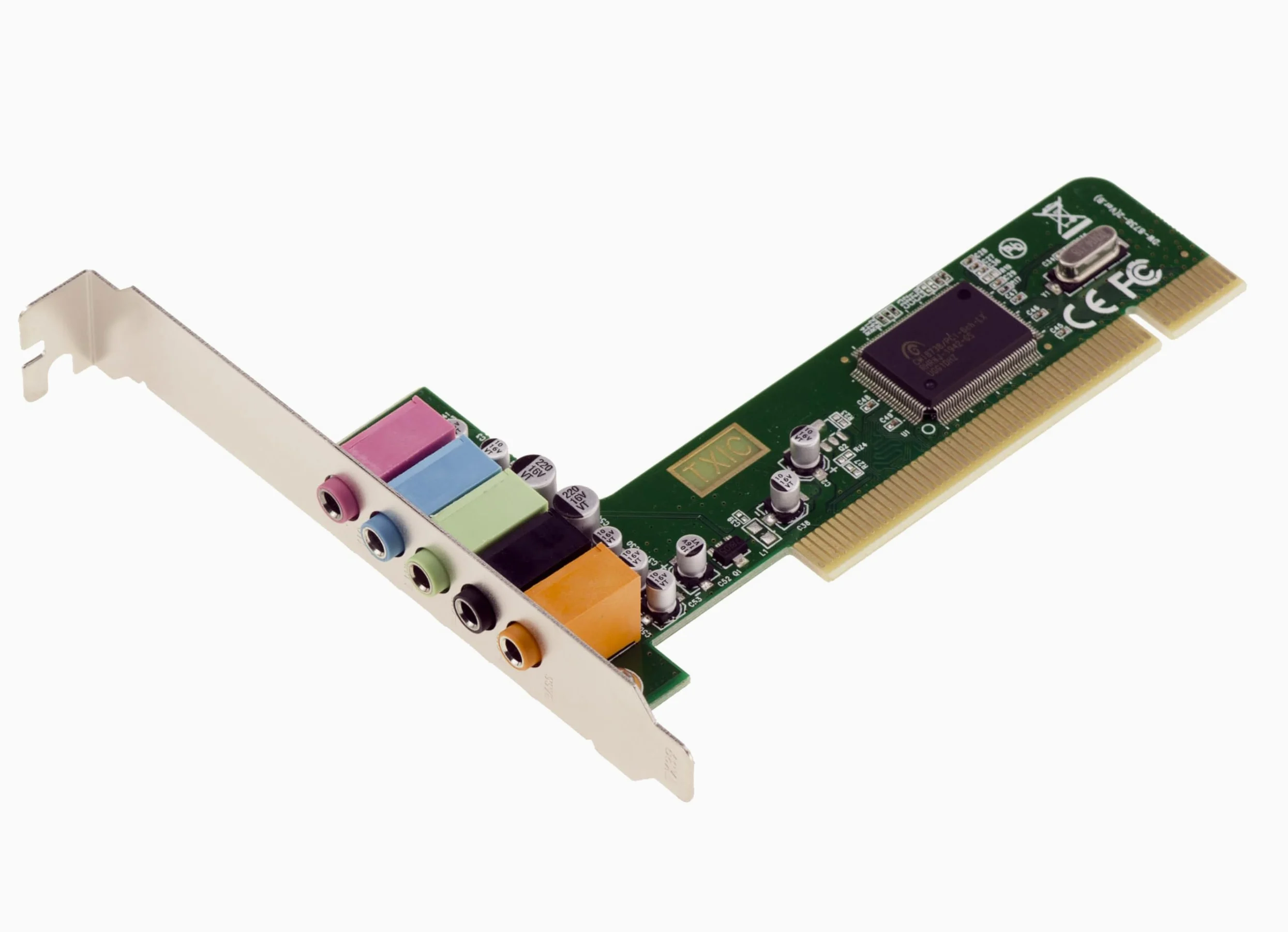 KALEA-INFORMATIQUE Scheda audio 4.1 su porta PCI - 4 canali - Microaltoparlanti anteriori e posteriori con chipset CMI8738