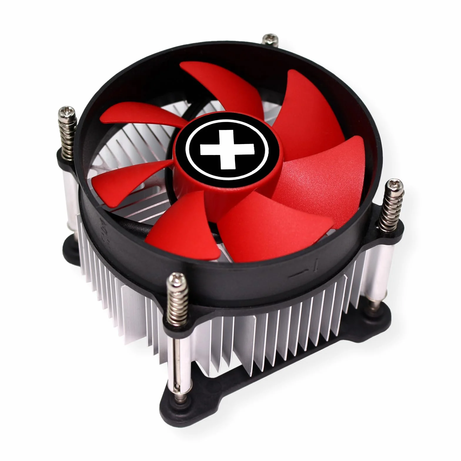 Xilence XC032 Performance C Serie | Radiatore CPU | I250PWM | Backplate | Ventola PWM da 92 mm | 95 Watt TDP | Intel | rosso/nero/argento