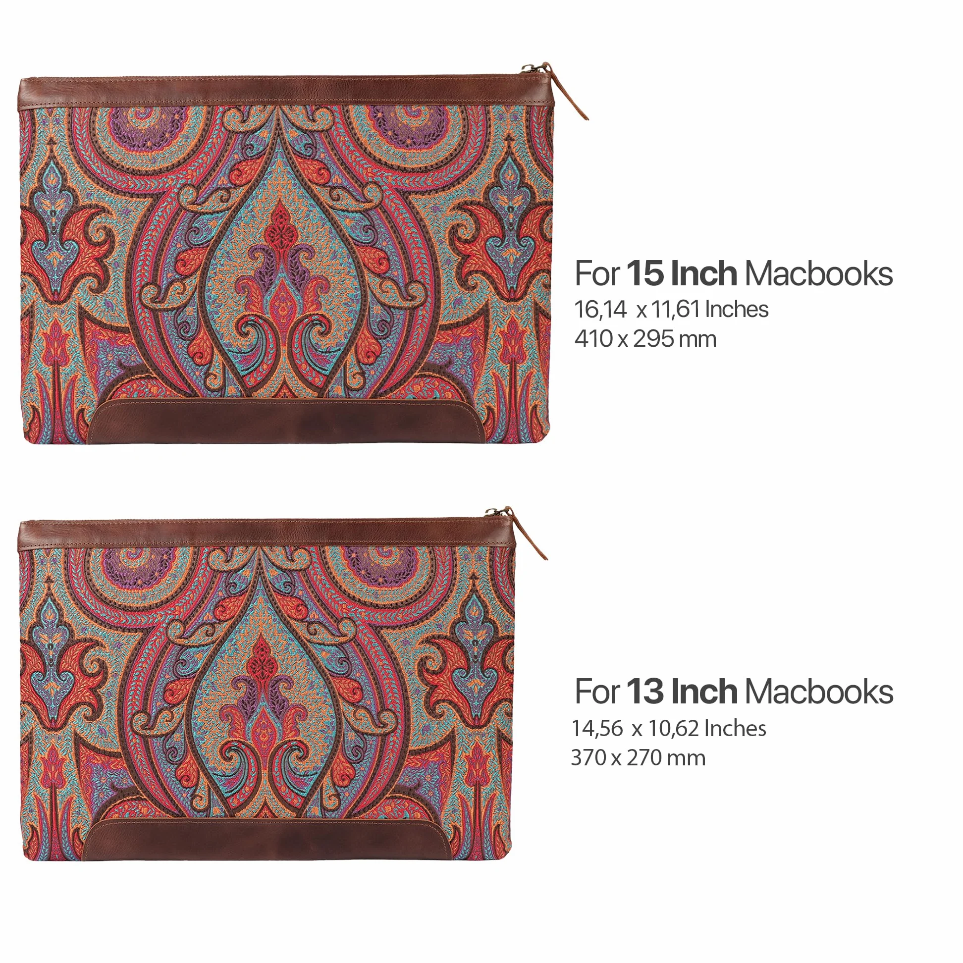 Londo Custodia per laptop in vera pelle - Protezione elegante per MacBook M1 M2 M3 M4 Pro Max