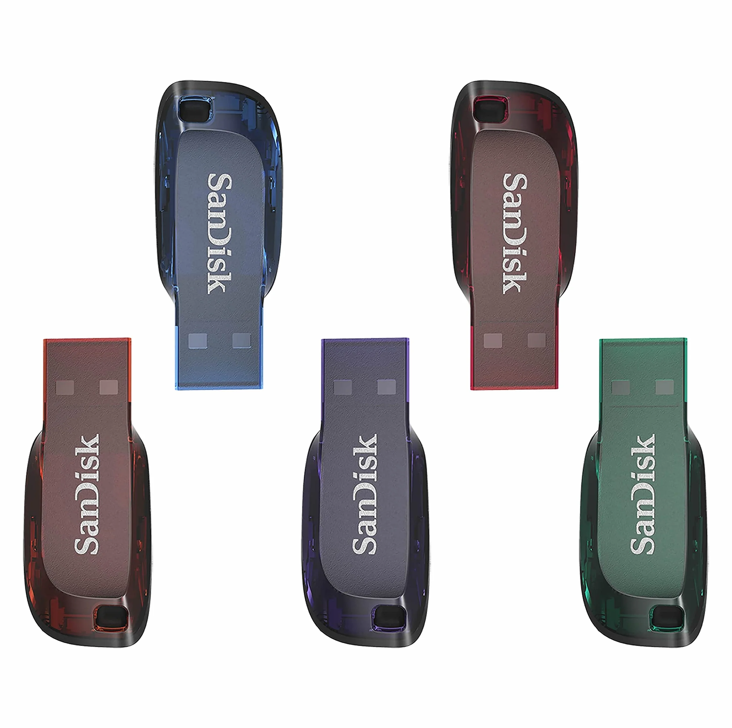 SanDisk Cruzer Blade Unità flash USB 32 GB Confezione da 5