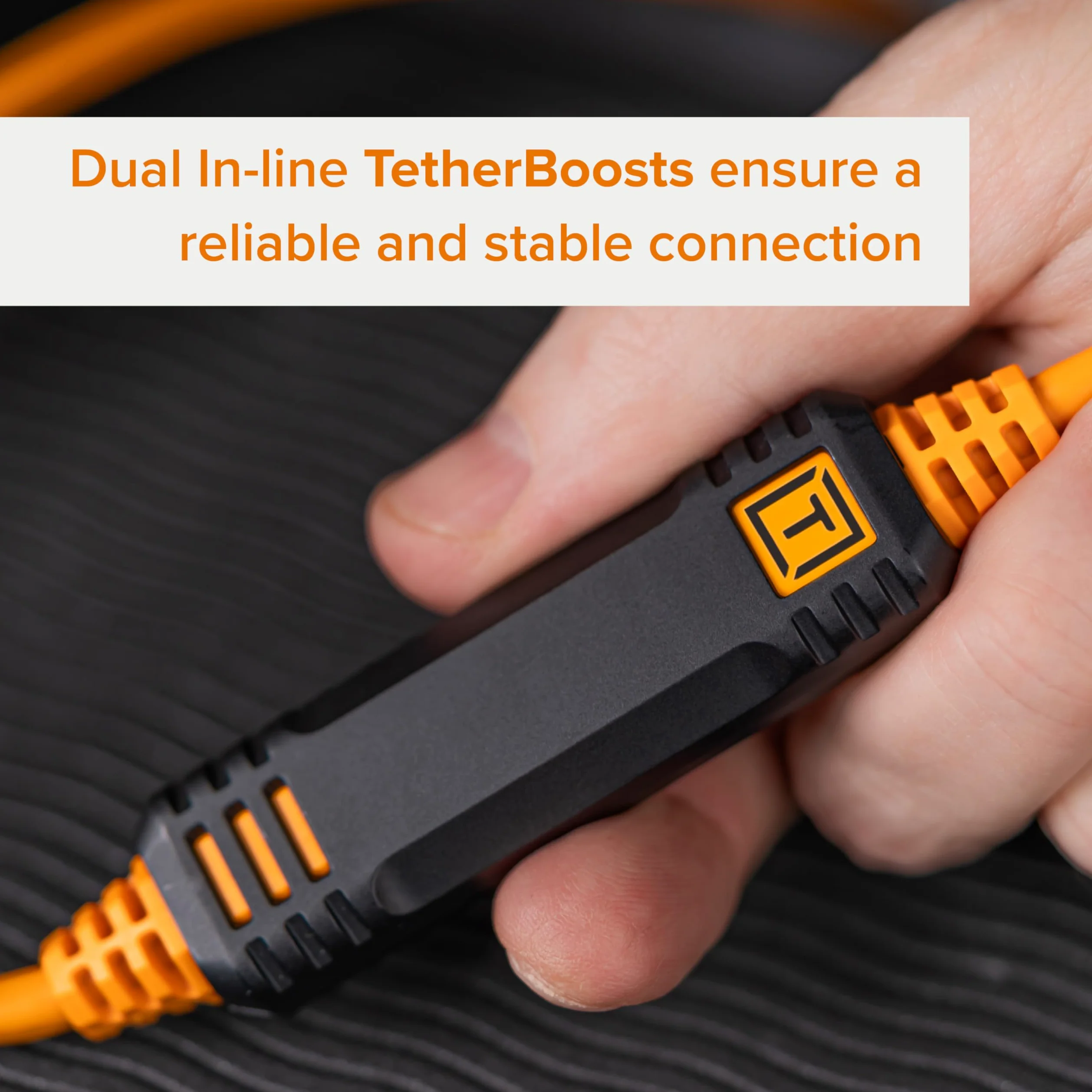 Tether Tools TetherPro USB-C Optima 10G diritta arancio 9,4m