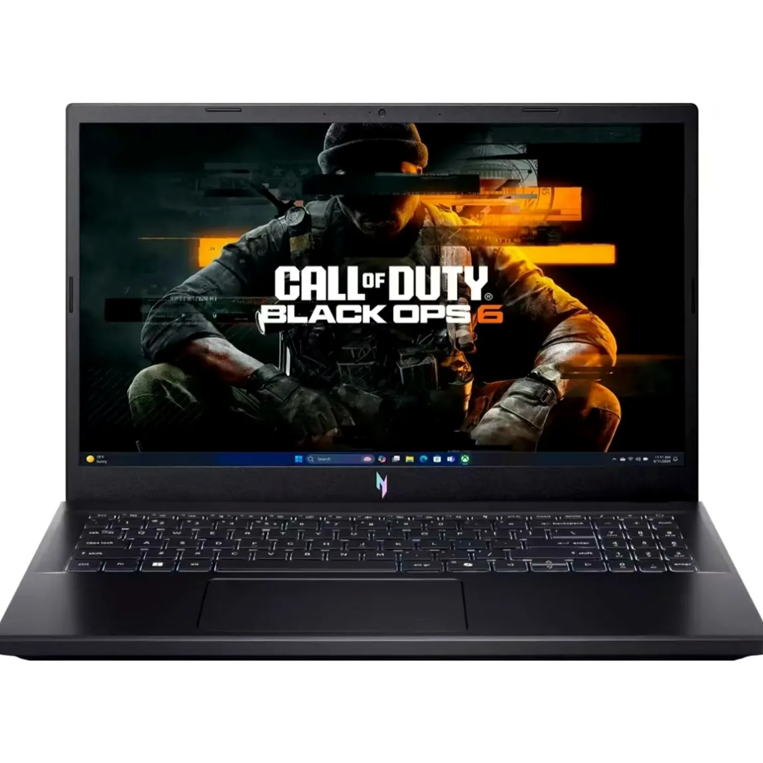 acer Nitro V Gaming Laptop, 15.6" FHD IPS Display, 144Hz, AMD Ryzen 5 7535HS, 6 core, GeForce RTX 4050, 16GB DDR5, 1TB SSD, Obsidian Black, Windows 11, BK, borsa per laptop, TWE Mouse Pad & Mouse