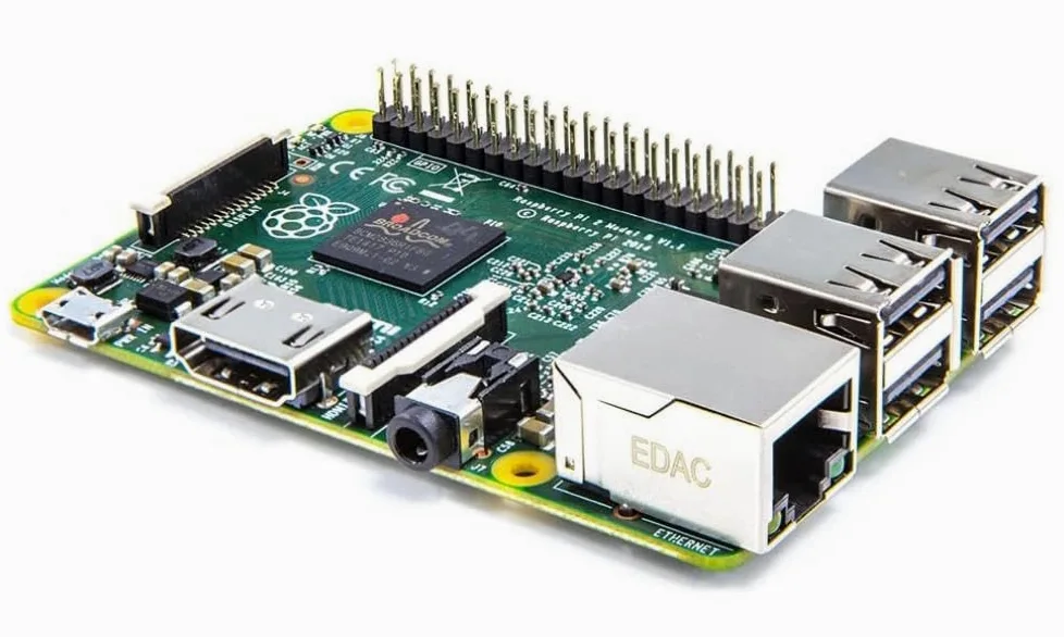 Raspberry Pi 2 Model B Desktop Quad Core CPU 900 MHz, 1 GB RAM, Linux