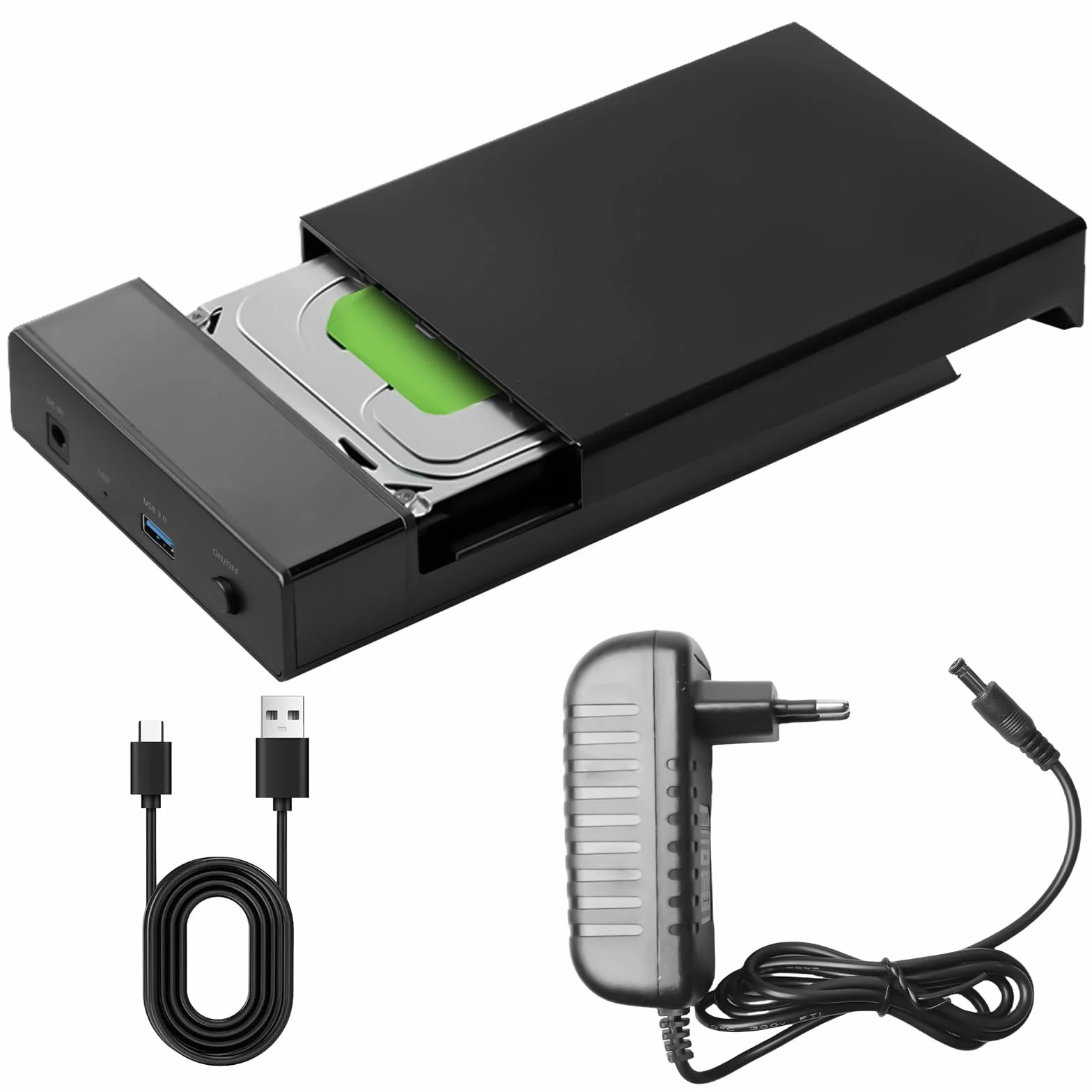 Docking station per hard disk: HDD USB3.0, stazioni per dischi rigidi SATA da 2,5 e 3,5", USB Type-A a USB Type-A, clonazione