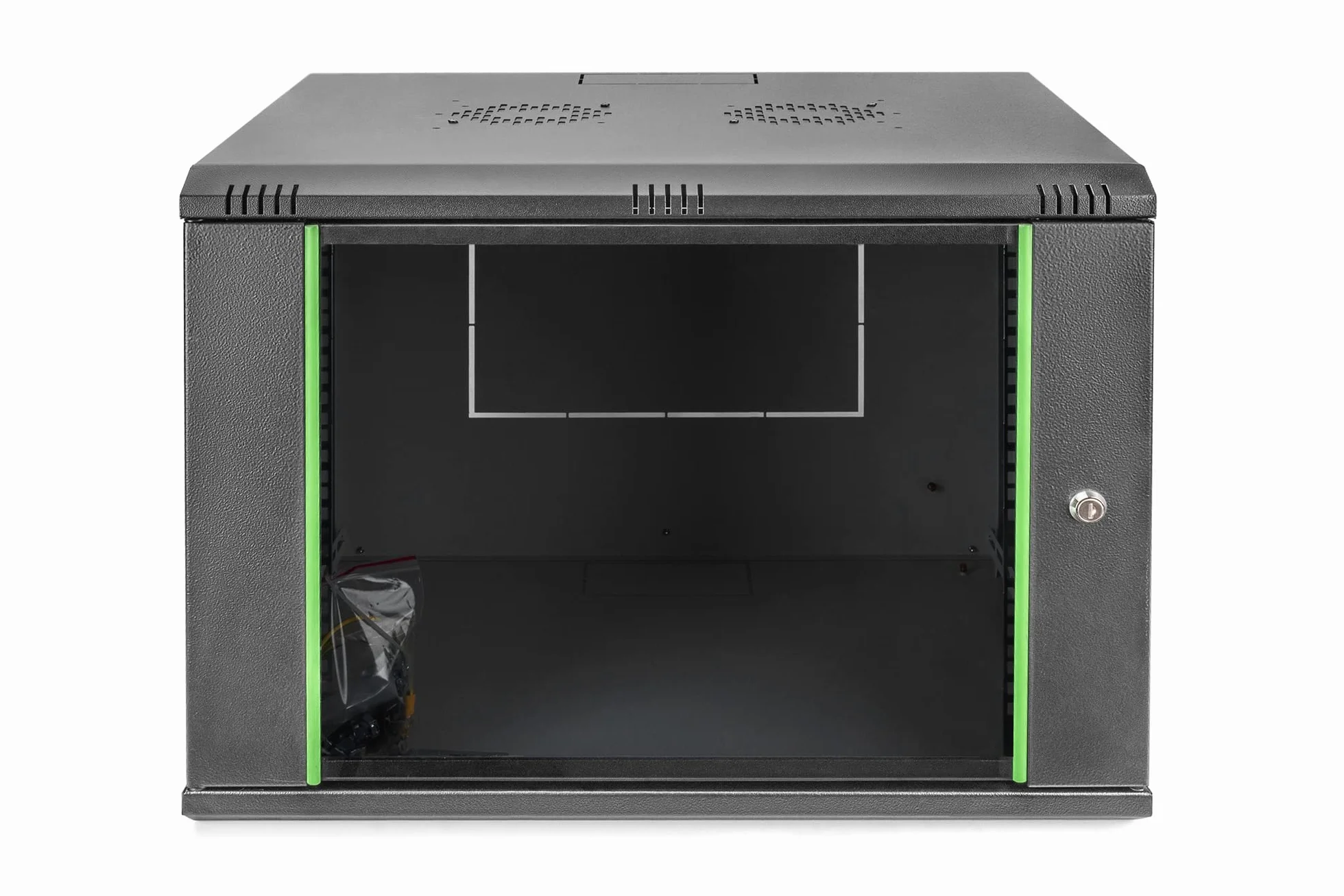 DIGITUS Armadio di rete Rack 19 pollici 9U Montaggio a parete Profondità 450mm Carico 60kg Serie Dynamic Basic Nero