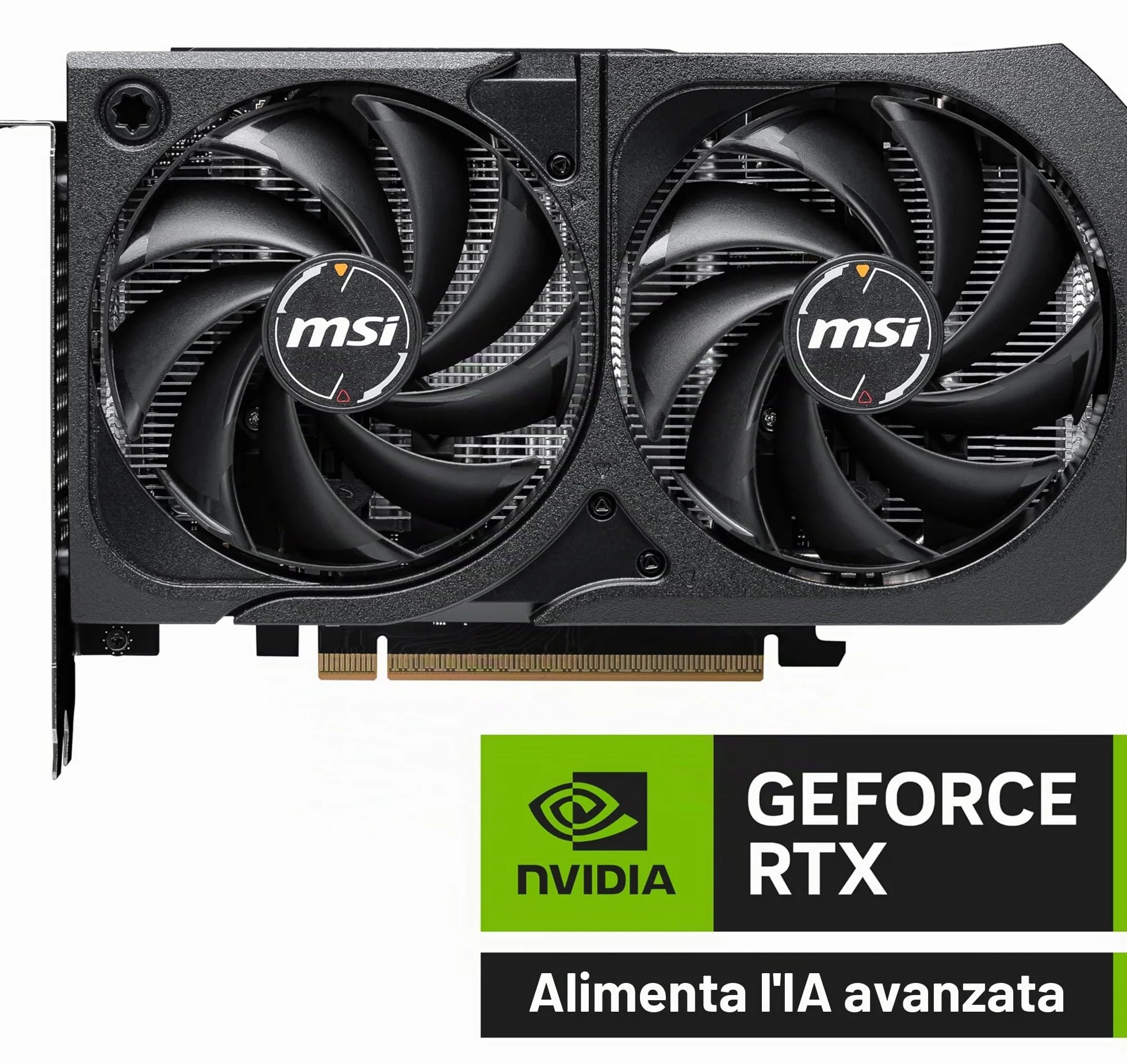msi NVIDIA GeForce RTX 5060 8G Shadow 2X OC Carte Graphique Gaming GDDR7 128 Bits, Fréquence Boost jusqu'à 2535 MHz, PCIe Gen 5, DLSS 4, DP 2.1 x 3, HDMI 2.1 x 1, SFF Ready