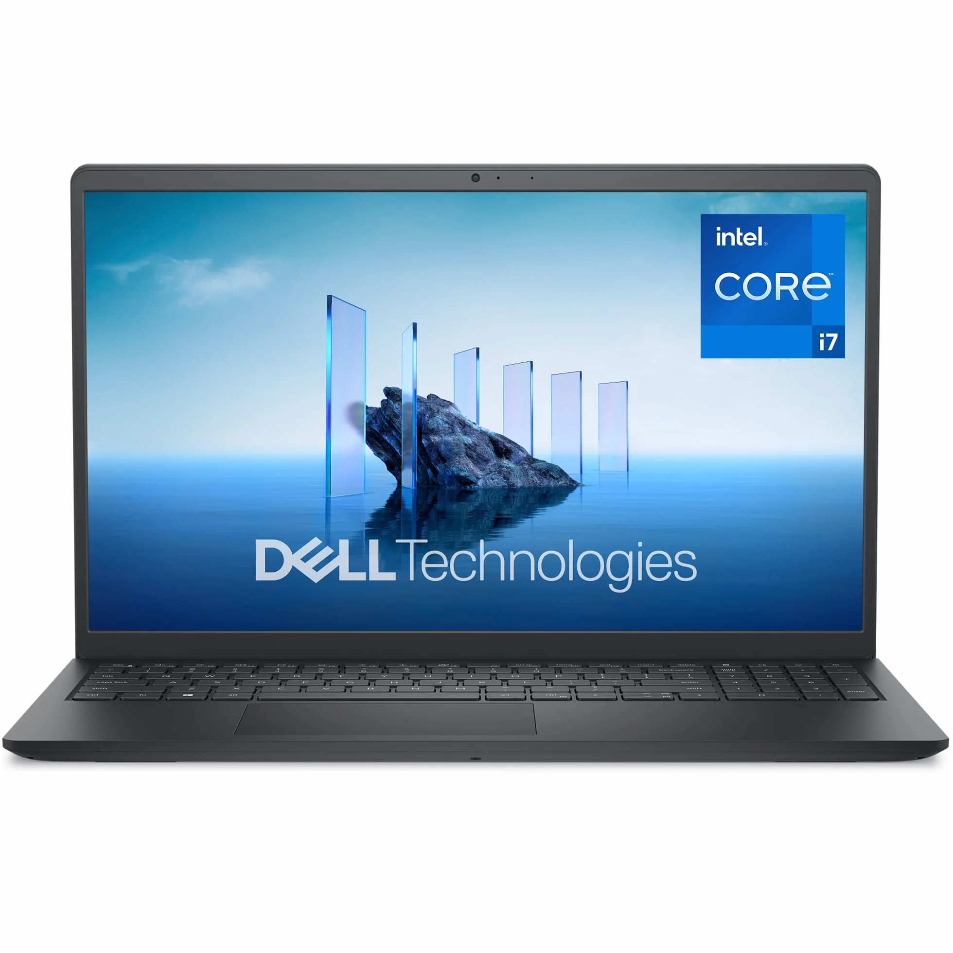 Dell 15 Laptop 15.6" FHD 120Hz Intel Core i7-1355U 16GB DDR4 RAM 512GB SSD Windows 11 Home QWERTY Backlit Keyboard Carbon Black