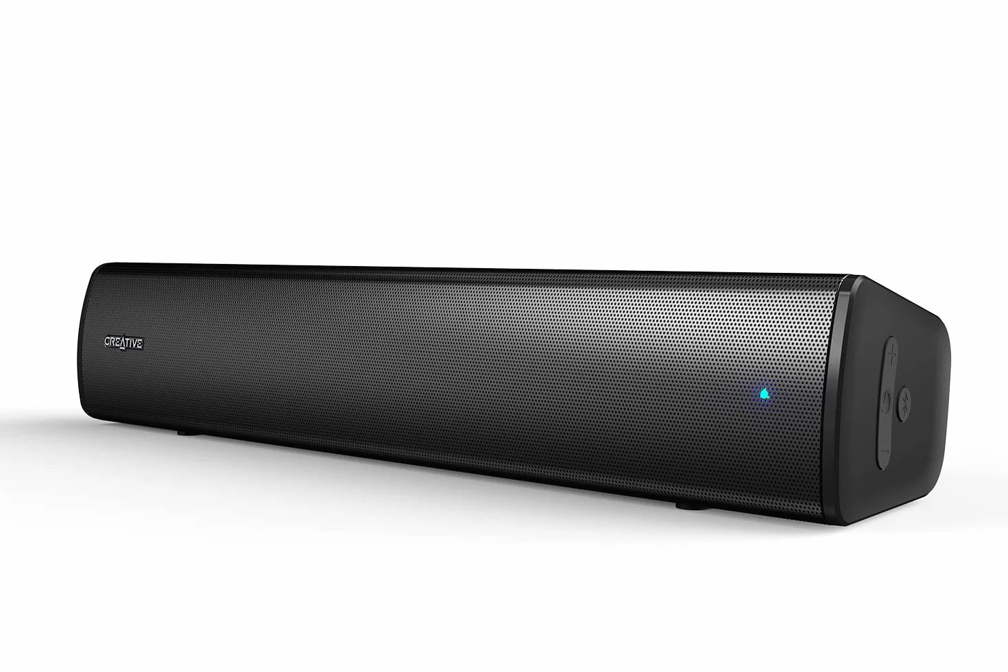 Soundbar USB under-monitor compatta Creative Stage Air V2 per PC, con Bluetooth 5.3, doppio driver e radiatore passivo, fino a 6 ore di riproduzione, compatibile con PS5 e Switch