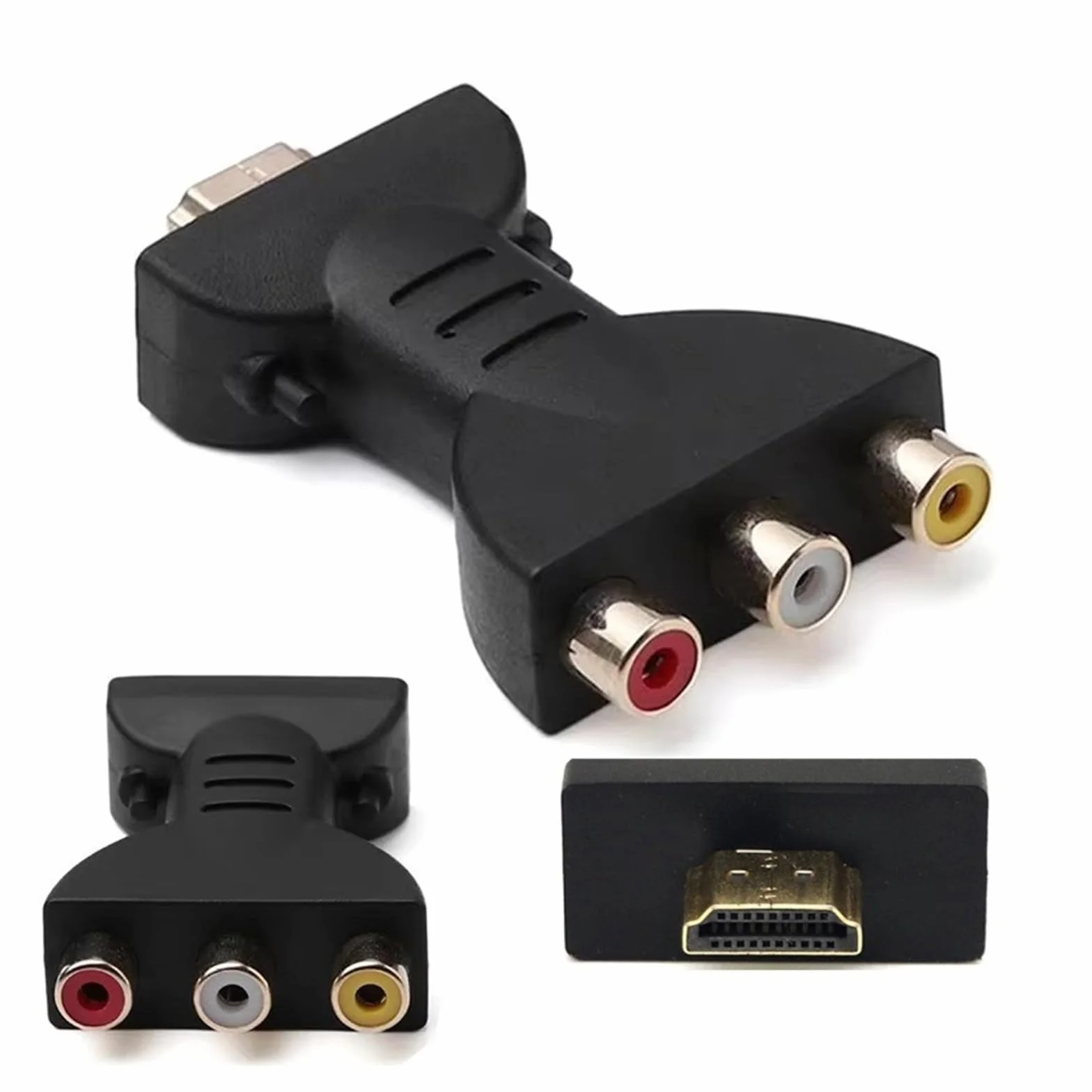 Adattatore HDMI a RCA 1080P HDTV2AV cavo convertitore per TV Box DVD