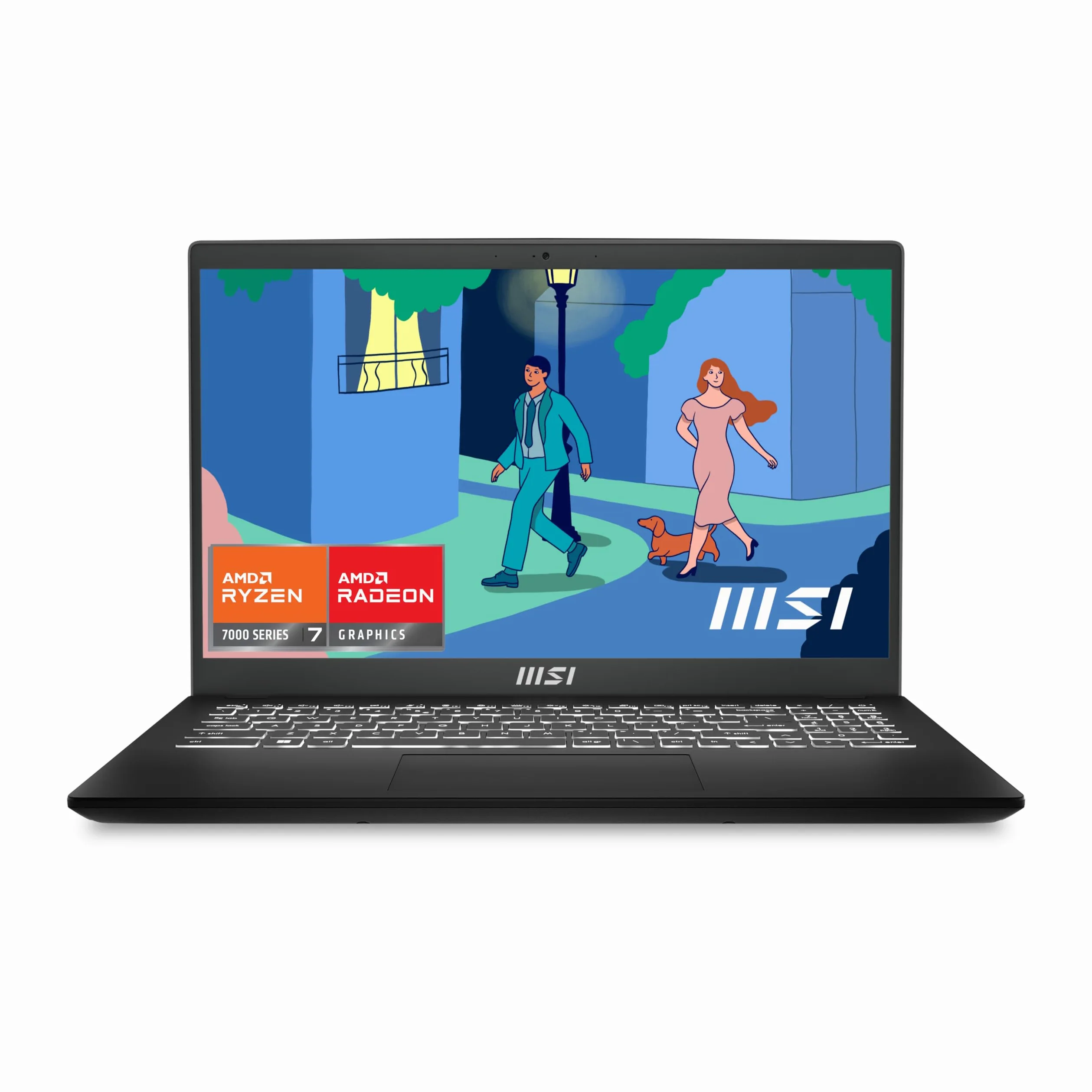 msi Modern 15 B7M-466IT, Notebook 15.6” FHD 60Hz, AMD Ryzen 7 7730U, AMD Graphics, 512GB SSD PCIe3, 16GB RAM DDR4, WiFi 6E, Win 11 Home [Layout e Garanzia ITA]