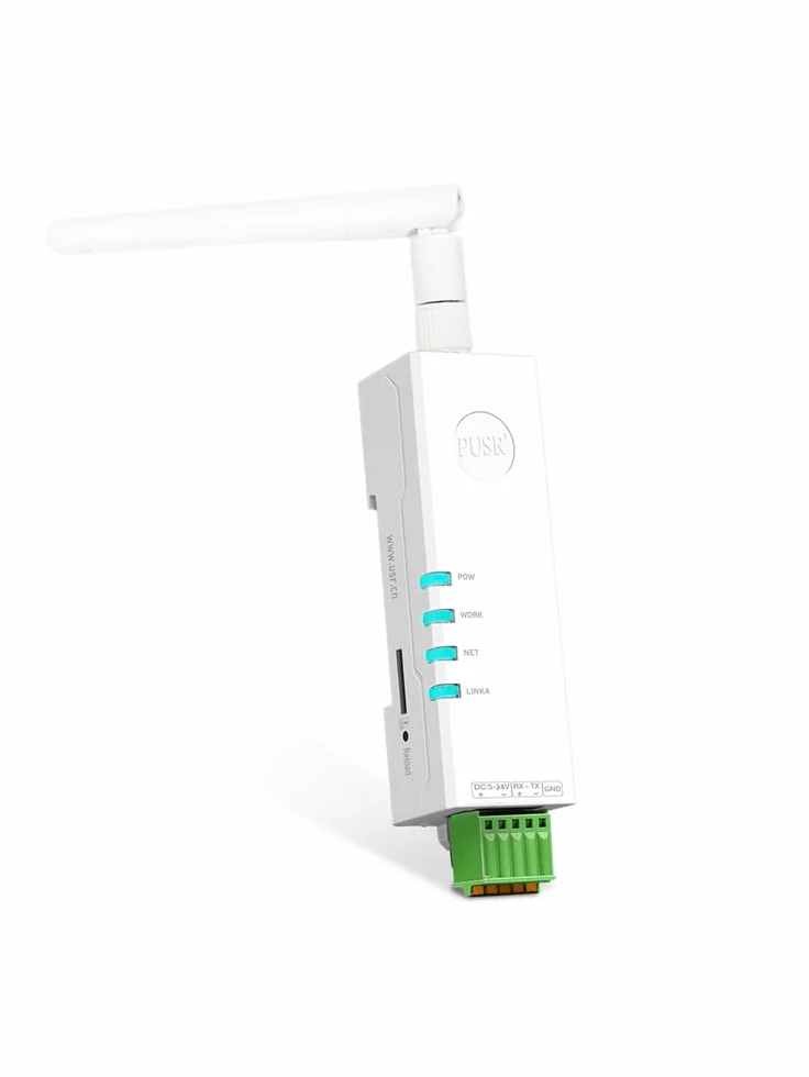 Montaggio su guida DIN Rossetto Taglia 4G Modem RS485 a Cellular Modbus Gateway Cat1 1* RS485 MQTT SSL USR-DR154-E Versione EUR (Modem 4g)
