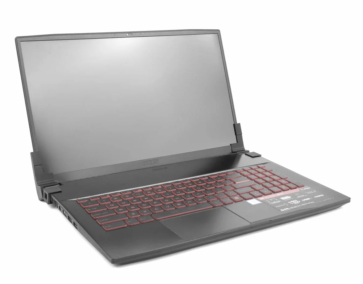 Kit di riparazione per il notebook MSI GF75 Thin 8RD 8RC 10SCXR MS-17F1 (cover superiore, cover dello schermo, cover inferiore, palmrest, cerniere)