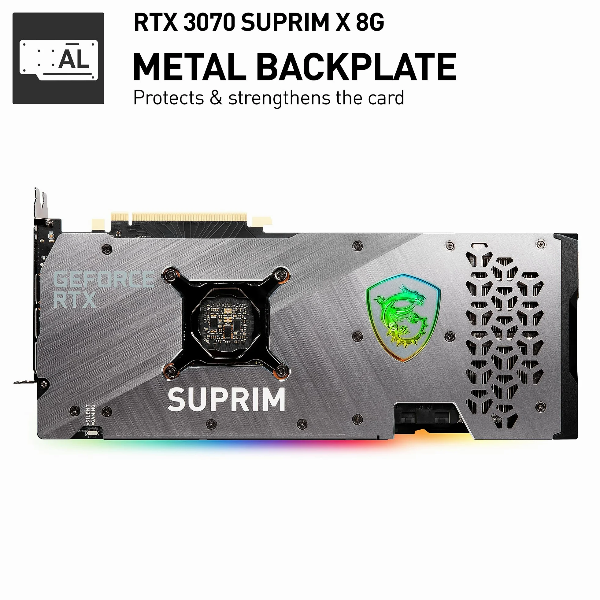 MSI GeForce RTX 3070 Suprim X 8GB GDDR6X Gaming Scheda grafica 3xDP/HDMI