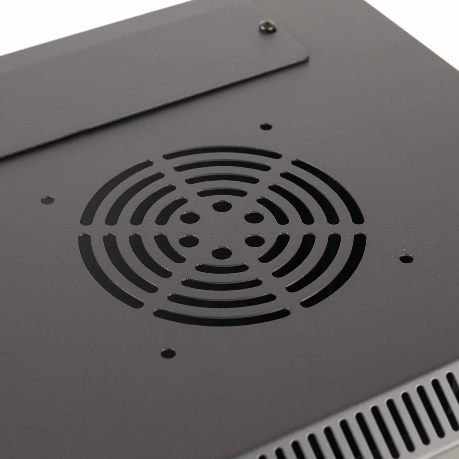 HMF 63309-02 Armadio rack 10 pollici, Armadio di rete | 9 U | Completamente Assemblato | 31,2 x 30 x 48,3 cm | nero