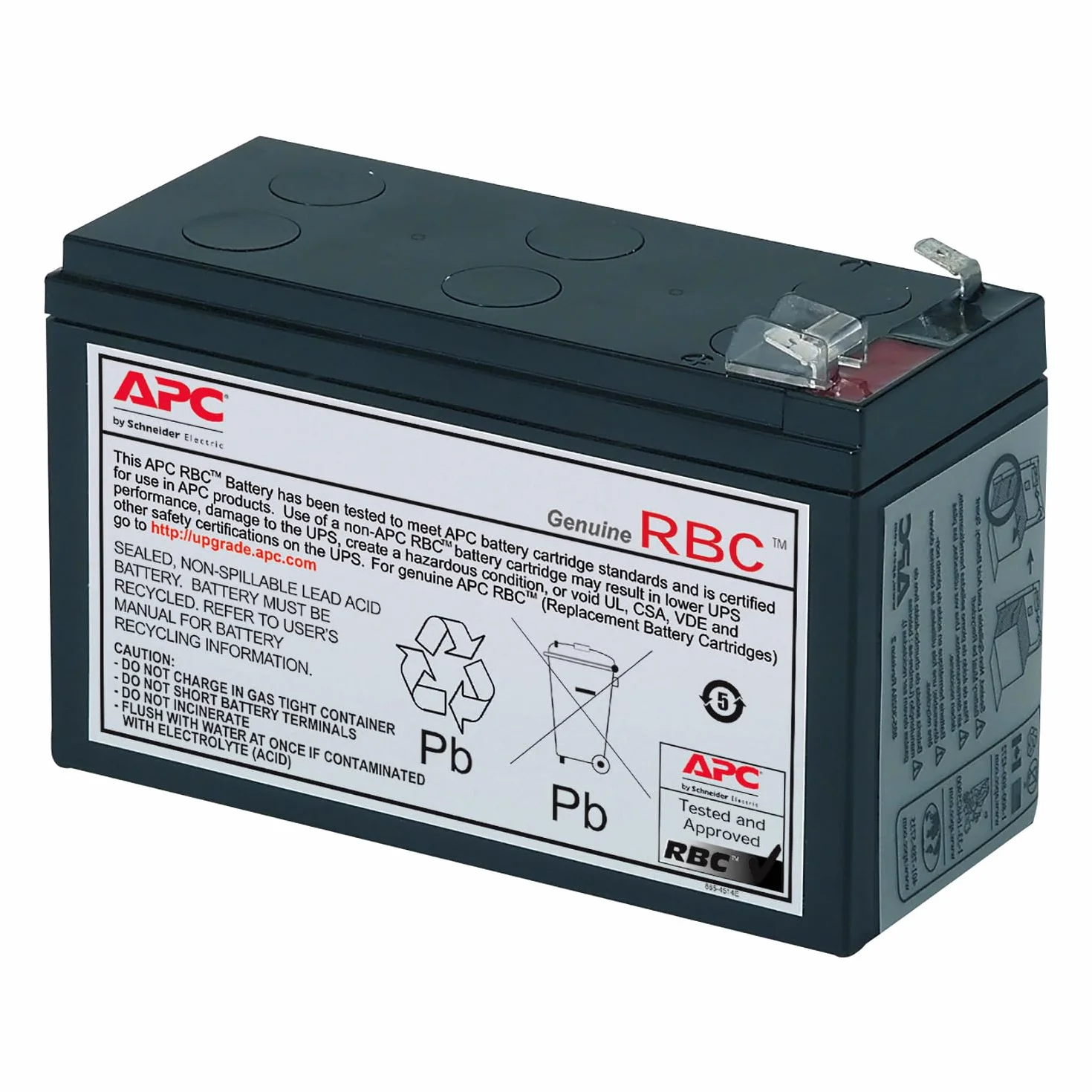 APC RBC17 Batteria sostitutiva UPS BE700G-IT BK650EI BX950UI BX950U-GR