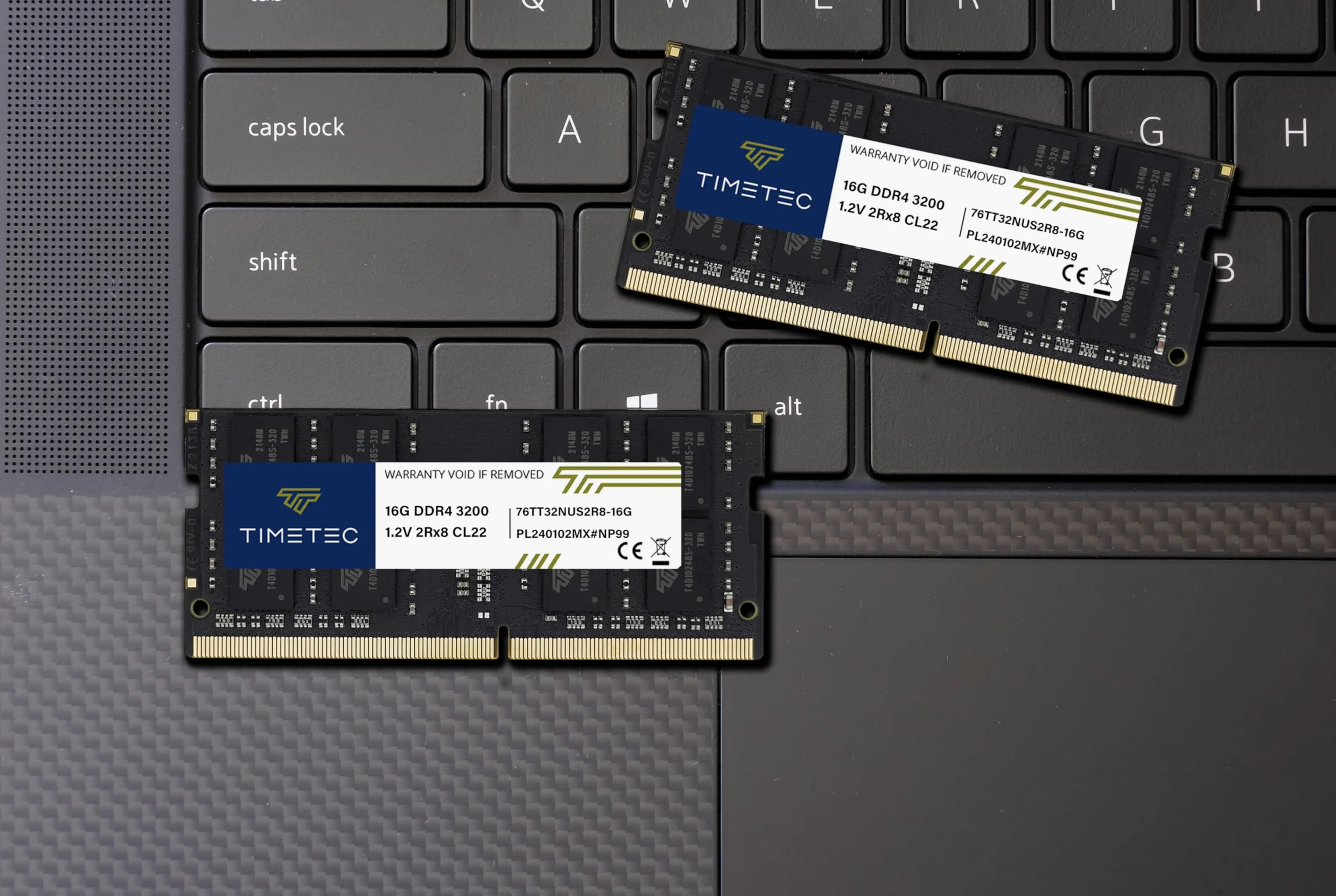 Timetec 16GB DDR4 3200MHz PC4-3200AA SODIMM RAM per laptop PC