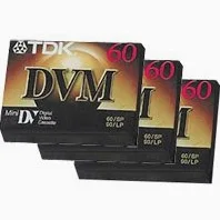 TDK DVM60 Mini DV Nastro 60 min. - Confezione da 3