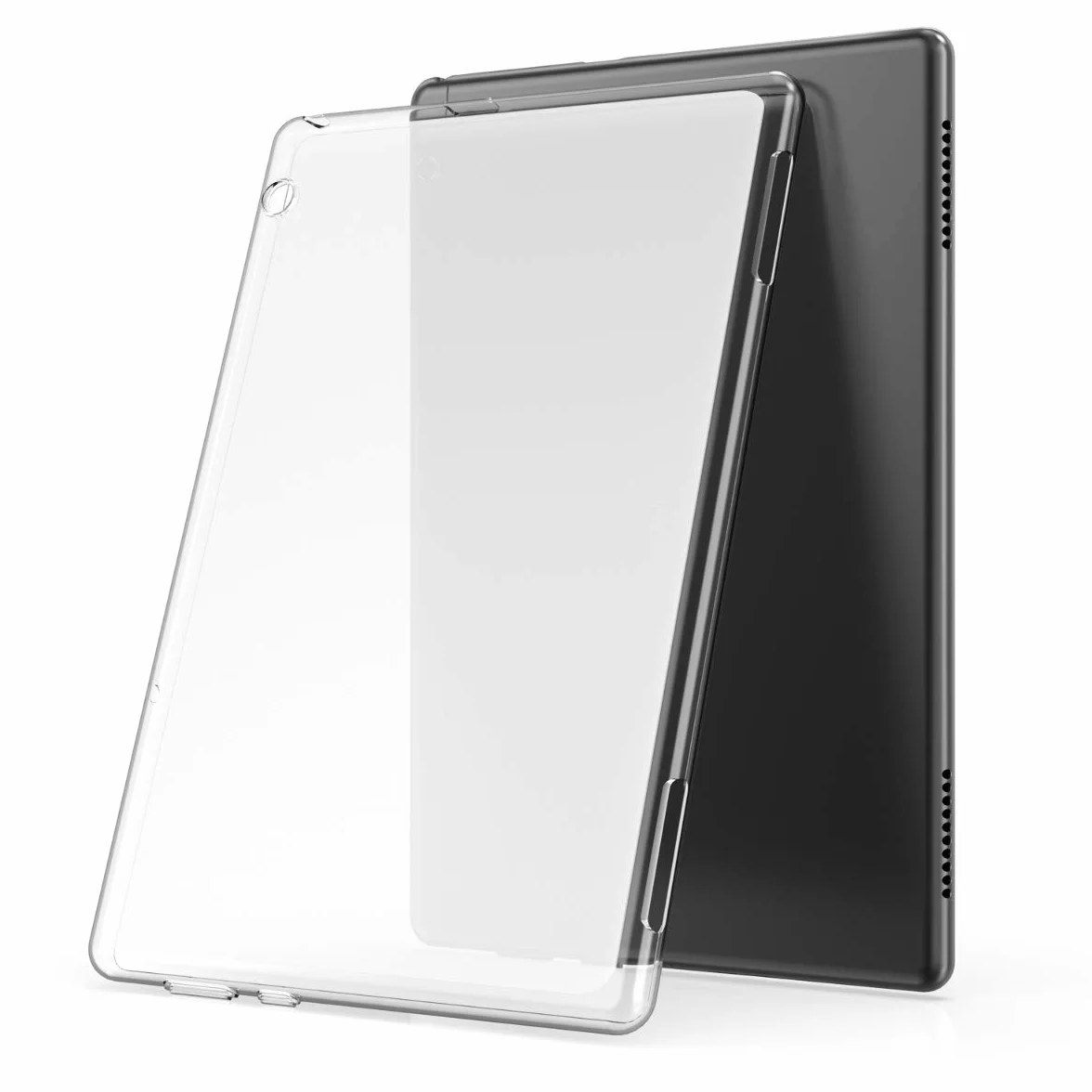kwmobile Custodia Protettiva Tablet Compatibile con Huawei MediaPad T5 10 Cover - Cover Trasparente Morbida Silicone Tablet trasparente
