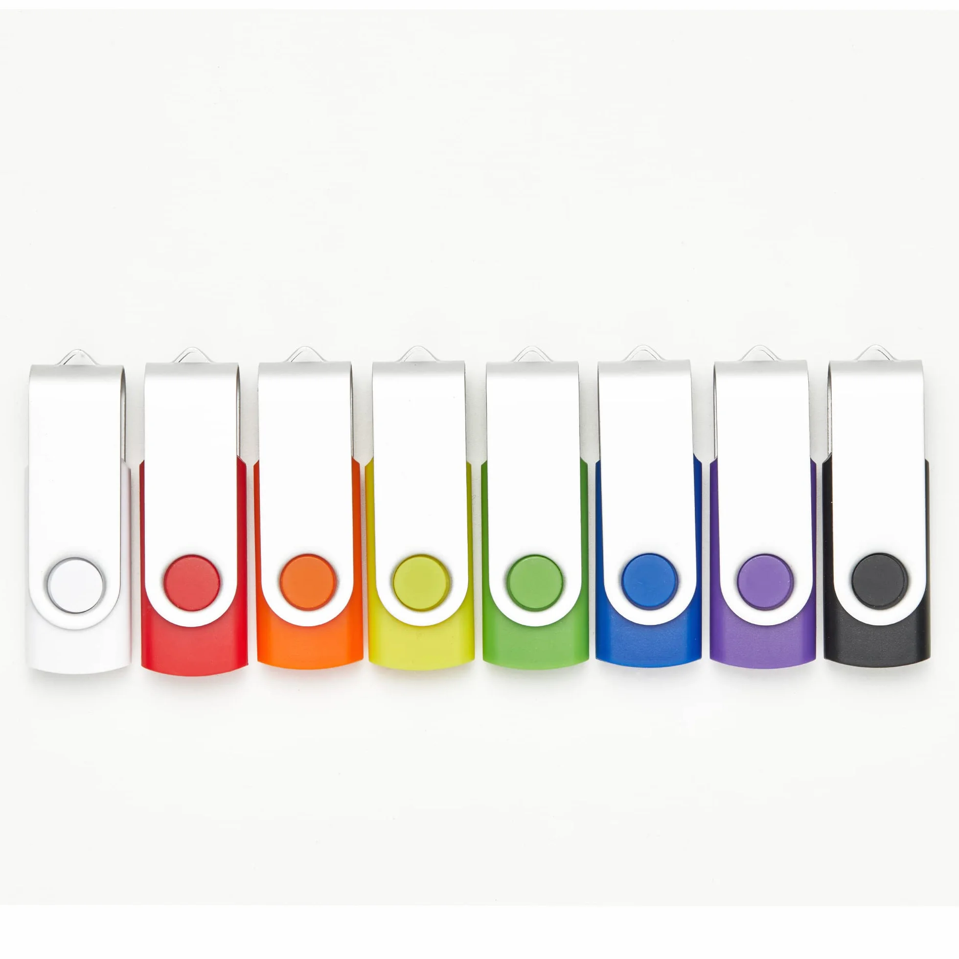 Chiavetta USB 2.0 4GB 20 Pezzi Confezione All'Ingrosso 5 Colori