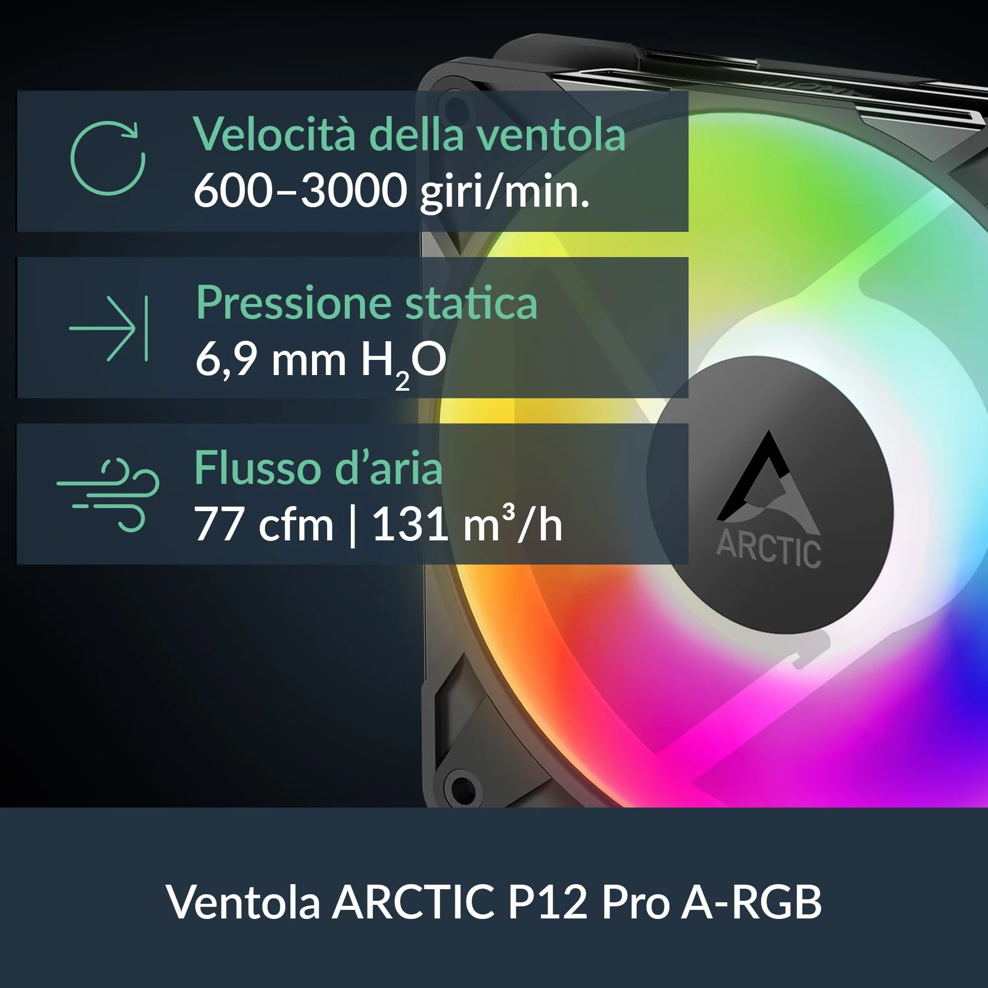 ARCTIC Liquid Freezer III Pro 360 A-RGB (nero) - Dissipatore AIO CPU, 3 x 120 mm Raffreddamento a Liquido, Radiatore 38 mm, Pompa PWM, Ventola VRM, AM5/AM4, Intel LGA1851/1700 Telaio di Contatto -