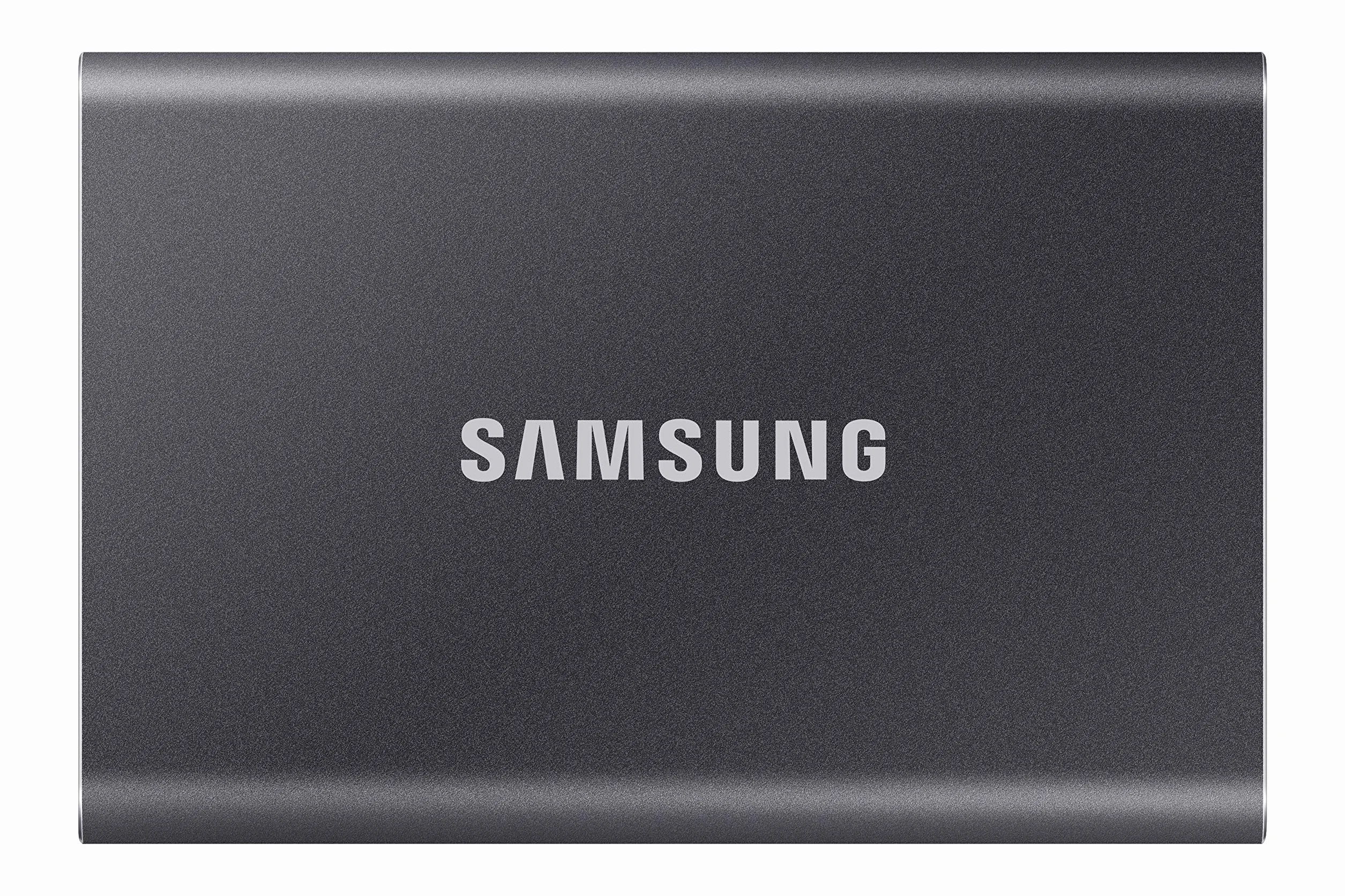 Samsung T7 SSD Esterno Portatile 1 TB USB 3.2 Gen 2 10 Gbps Tipo-C Grigio Titanio