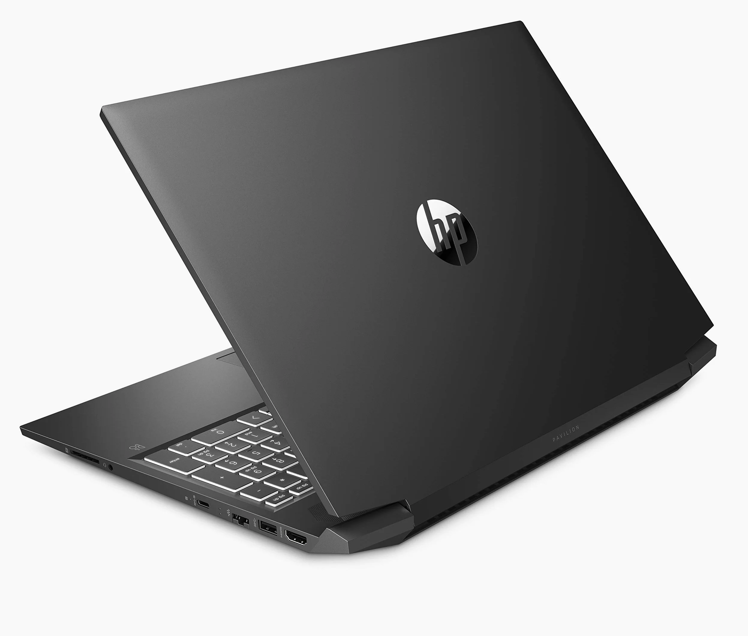HP - Gaming Pavilion 16-a0002sl Notebook, Intel Core i5-10300H, RAM 16 GB, SSD 256 GB, NVIDIA GeForce GTX 1650Ti 4 GB, FreeDos, Schermo 16.1” FHD IPS, Audio B&O, Webcam, USB-C, USB, HDMI, RJ-45, Nero