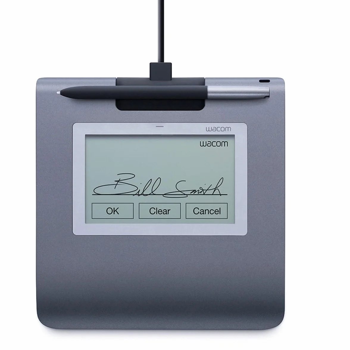 Wacom STU-430 Signature Pad tavoletta Grafica 2540 lpi (Linee per Pollice) 96 x 60 mm USB Nero, Grigio