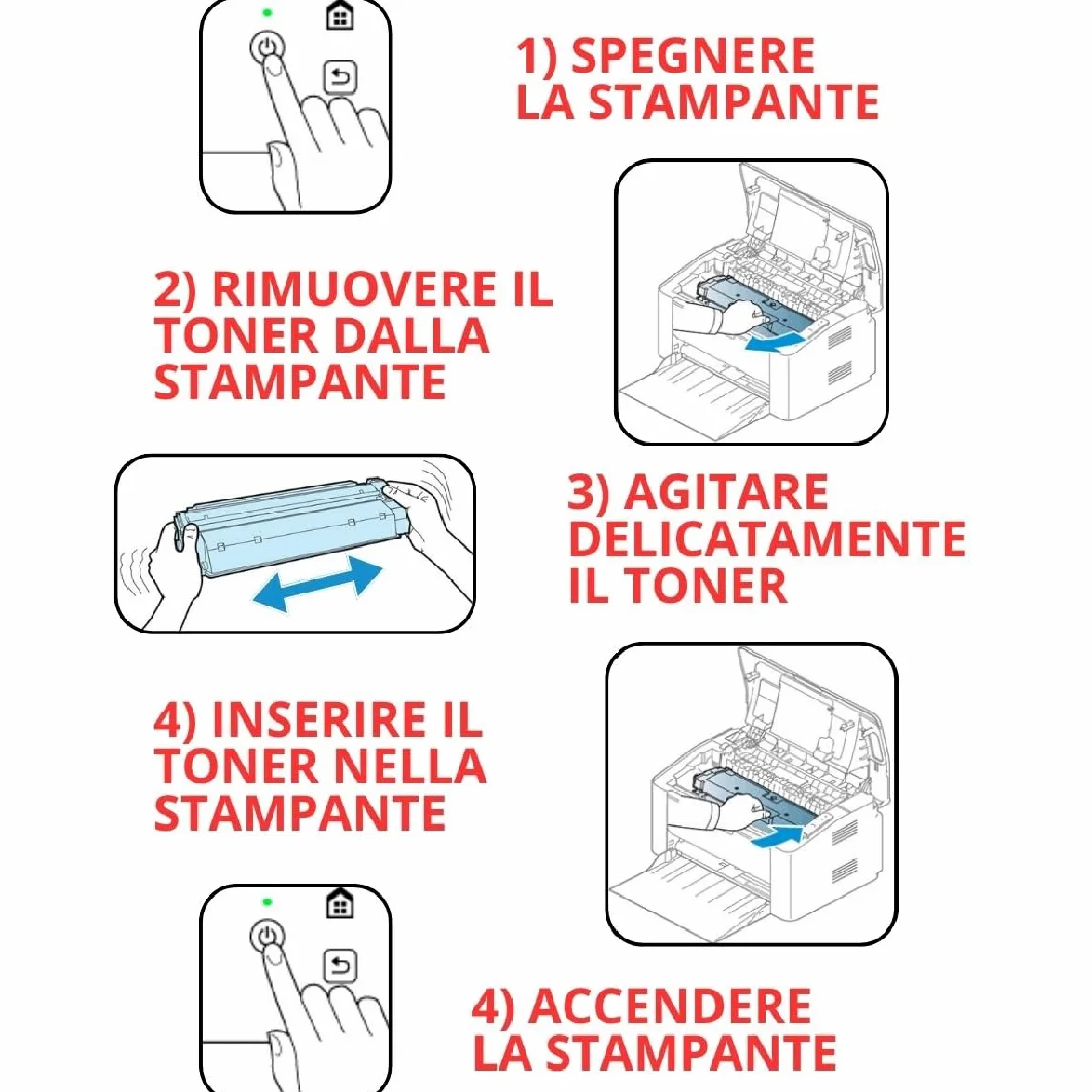 ECOPRO - Supporti Originale per le stampanti OKI Business Card formato A4 270gr mq pre-fustellati - Bianco - da 50 fogli A4 - Cod 9002985