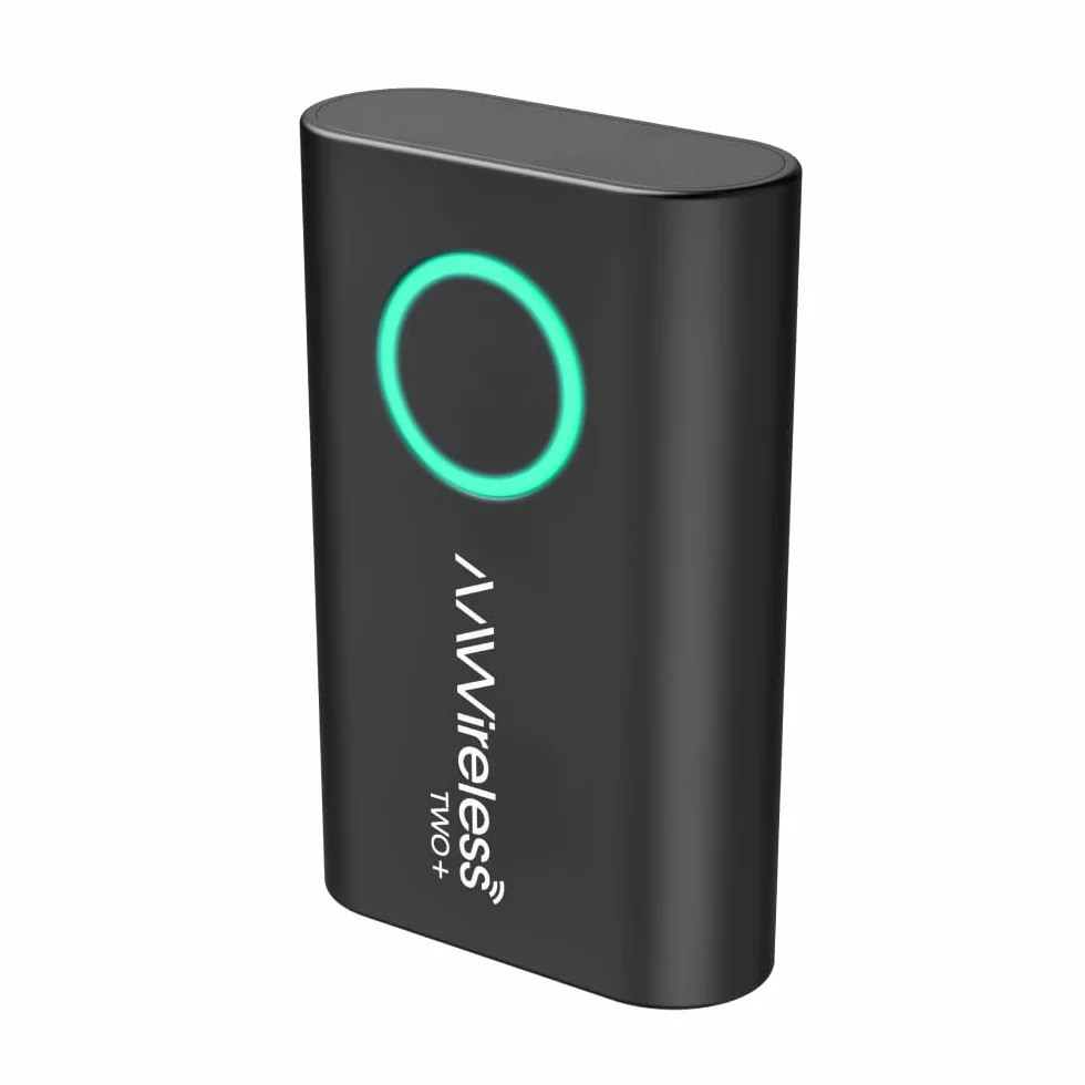 AAWireless Two+ Android Auto e Apple Carplay 2 in 1 - Connessione wireless tramite Bluetooth e WiFi - Adatto per iOS 10+ e Android 11+ - Pulsante multifunzione - Prodotto in Europa