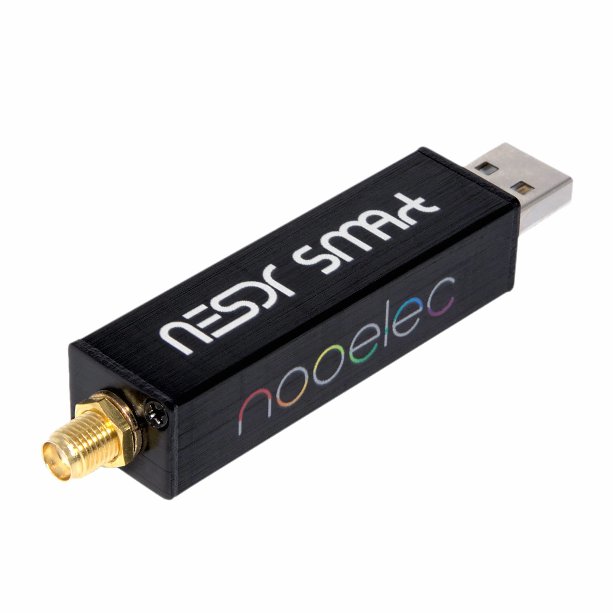 Nooelec RTL-SDR v5 SDR - NESDR SMArt HF/VHF/UHF (100kHz-1.75GHz) Radio Definita dal Software. Premium RTLSDR con 0,5 PPM TCXO, SMA e Custodia in Alluminio. Radio Basata su RTL2832U e R820T2 (R860)