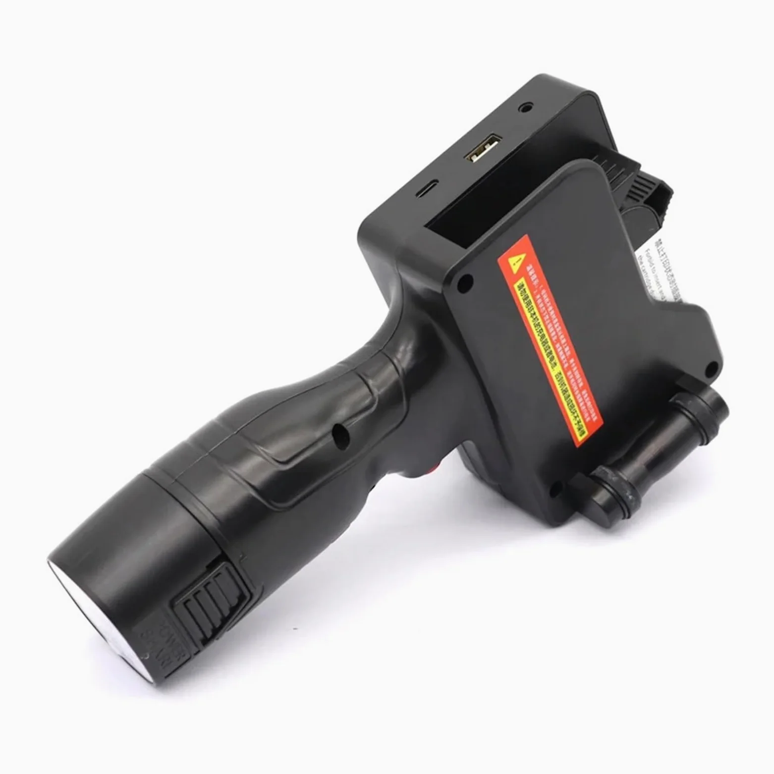 Stampante a getto d'inchiostro portatile da 12,7 mm 2588+ for codice a barre QR Data Numero Logo Data di scadenza Su Cartone, Legno(1 Printer 1cartridge)
