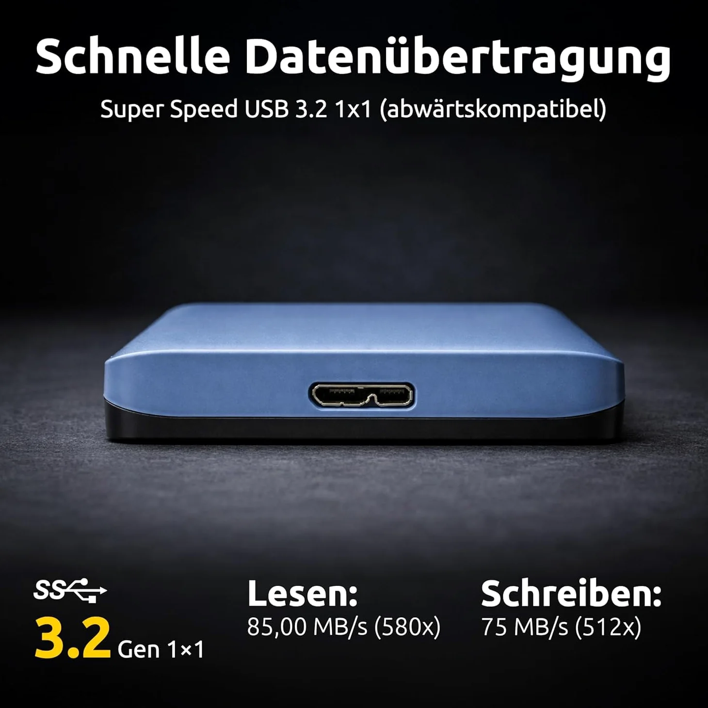 Intenso Memory Safe - Hard disk esterno portatile, 2,5", USB 3.2 Gen 1, per PC e Mac, incluso Ashampoo Backup Pro